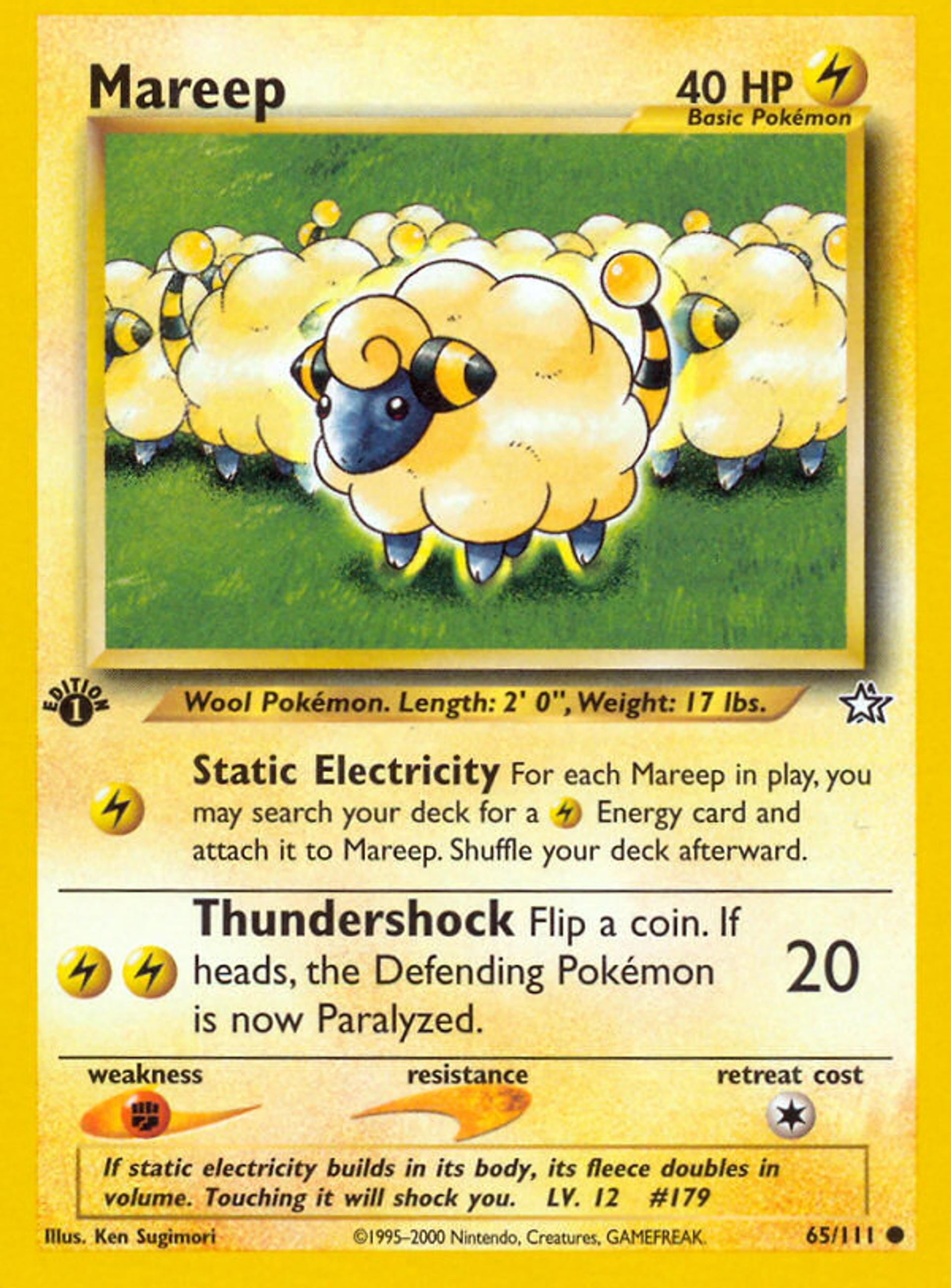 Mareep — Neo Genesis — Pokemon