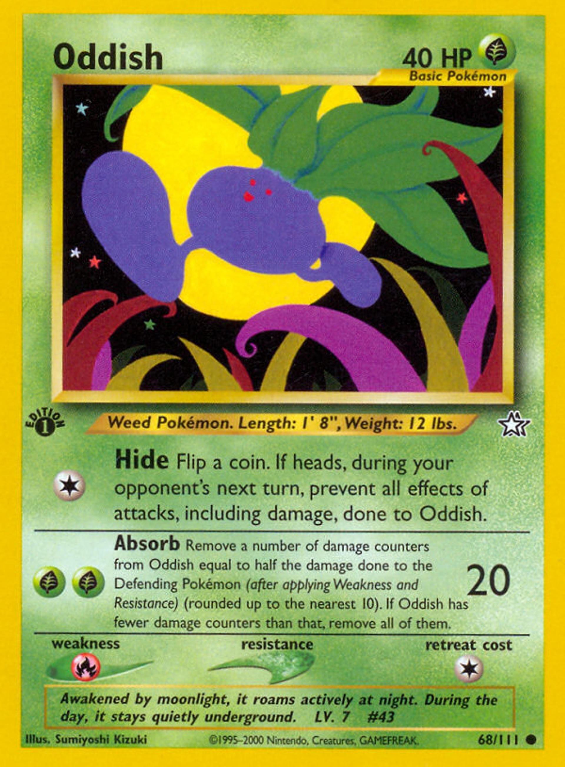 Oddish — Neo Genesis — Pokemon