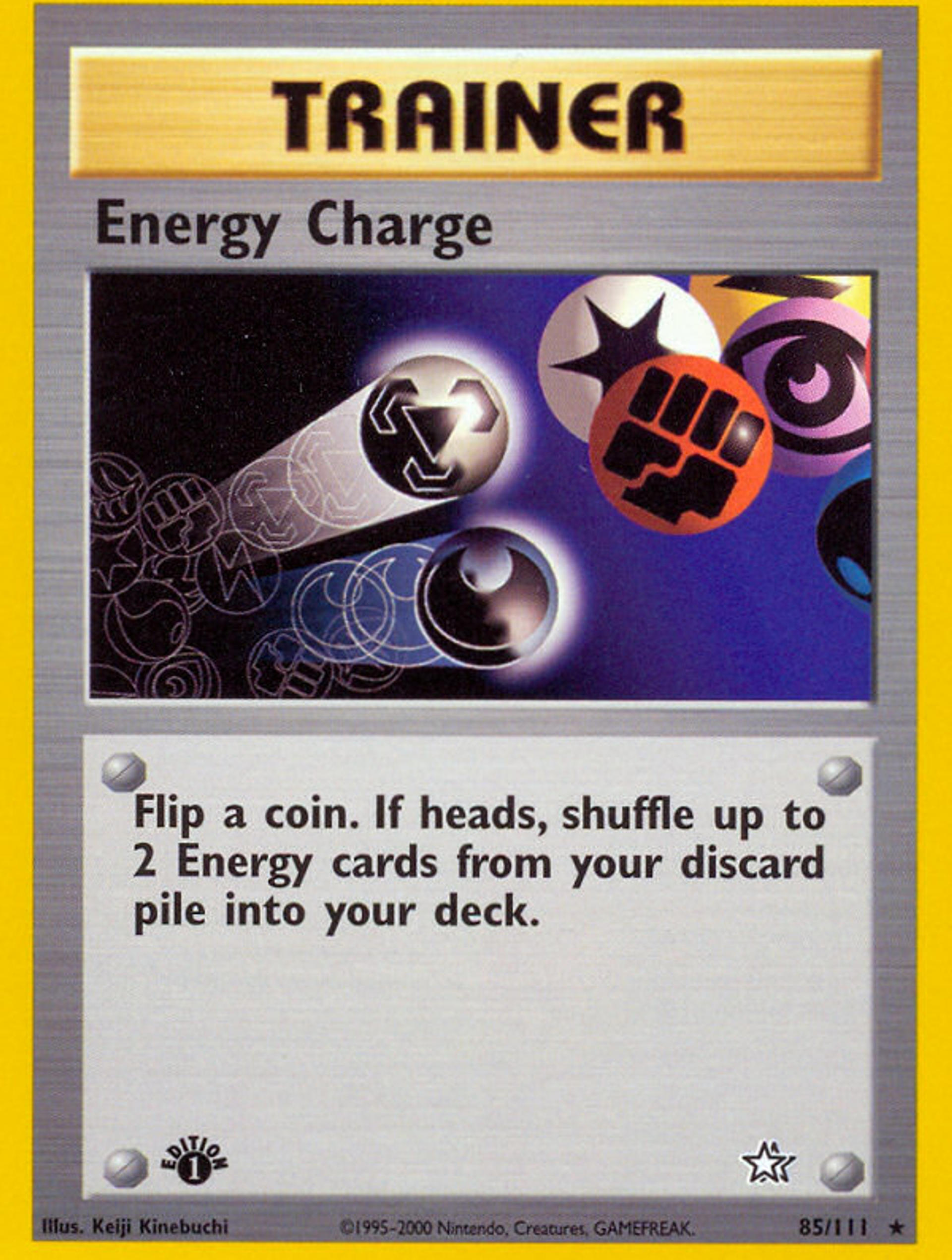 Energy Charge — Neo Genesis — Pokemon
