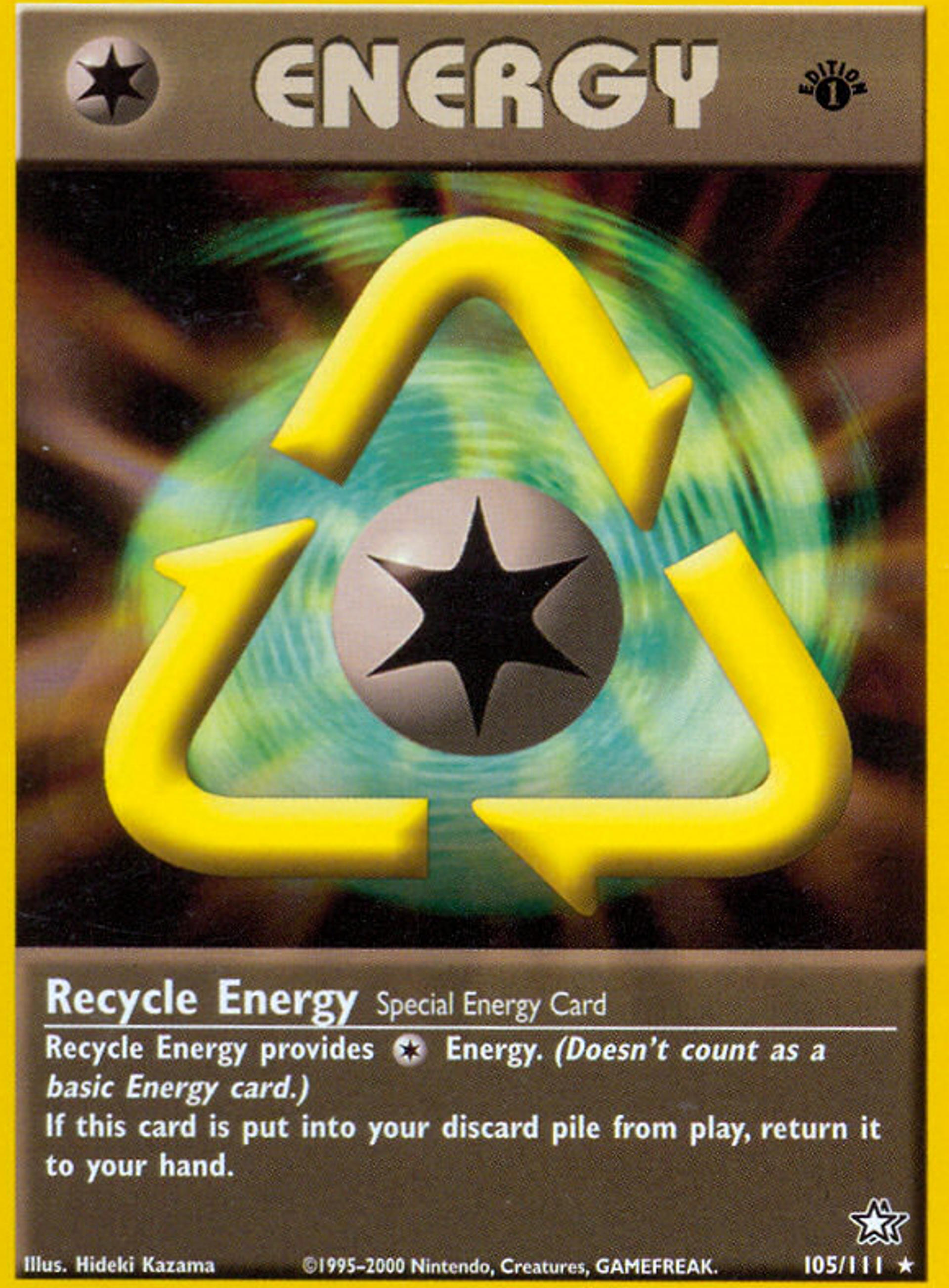 Recycle Energy — Neo Genesis — Pokemon