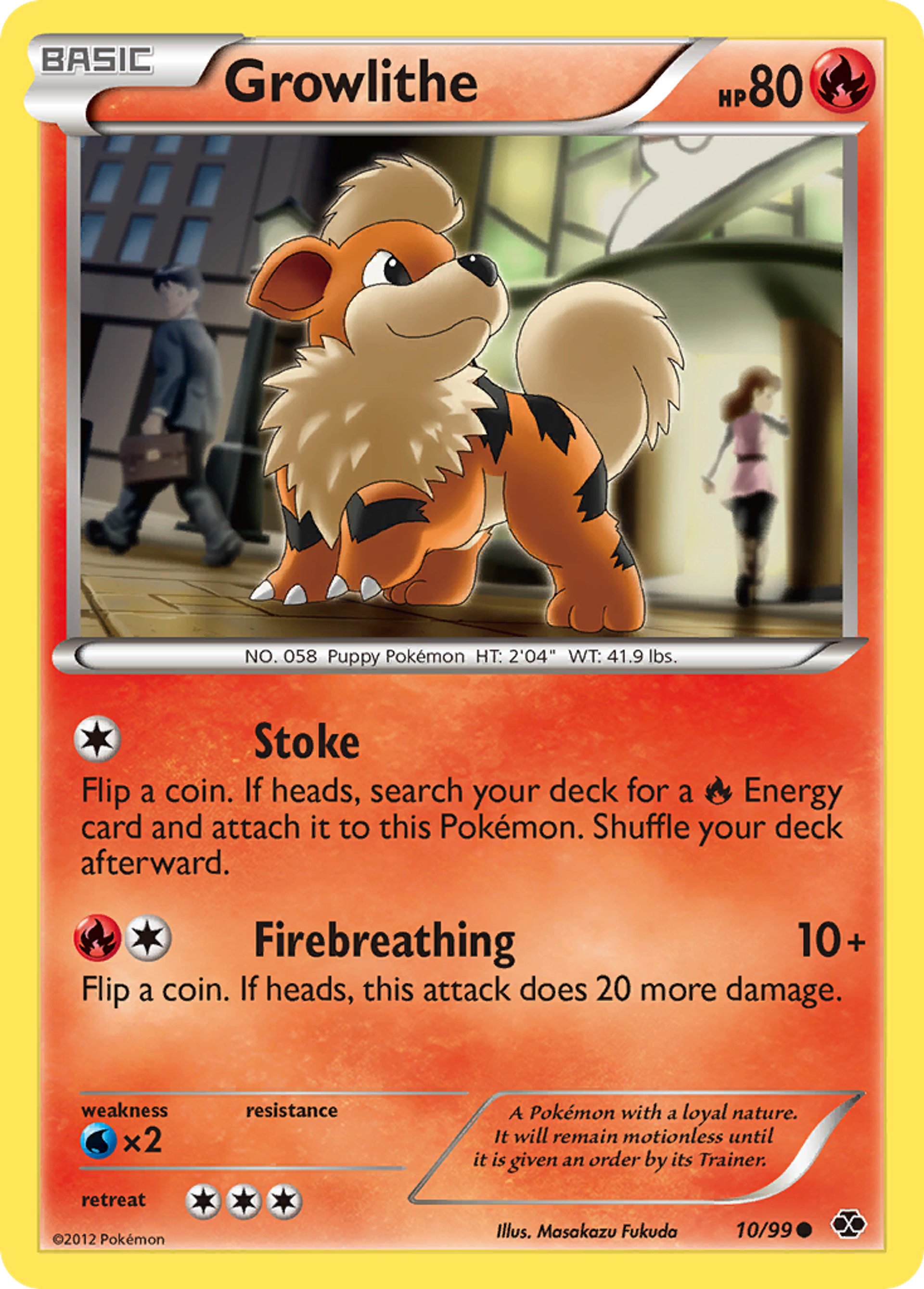 Growlithe — Next Destinies — Pokémon