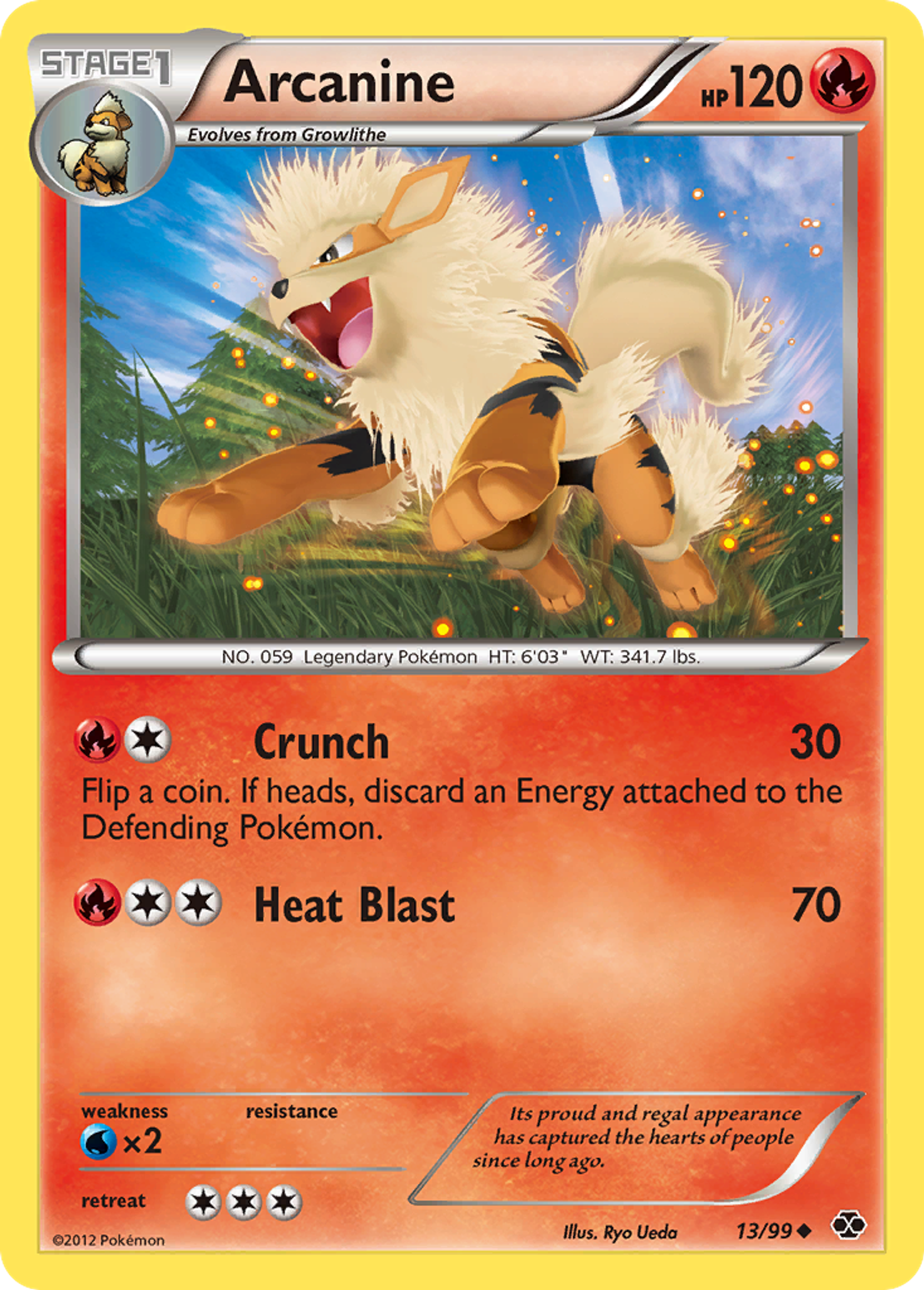 Arcanine — Next Destinies — Pokémon