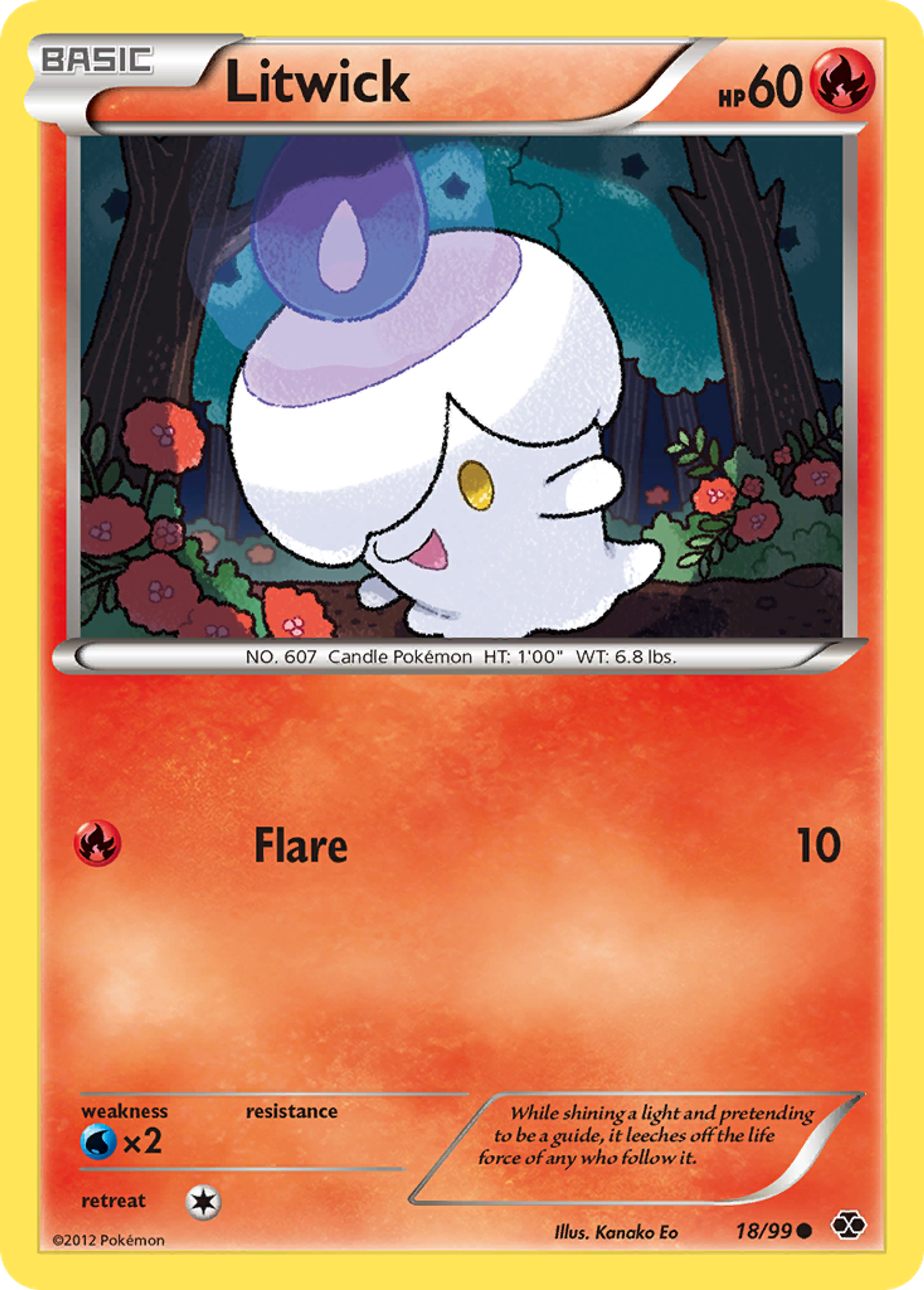 Litwick — Next Destinies — Pokémon