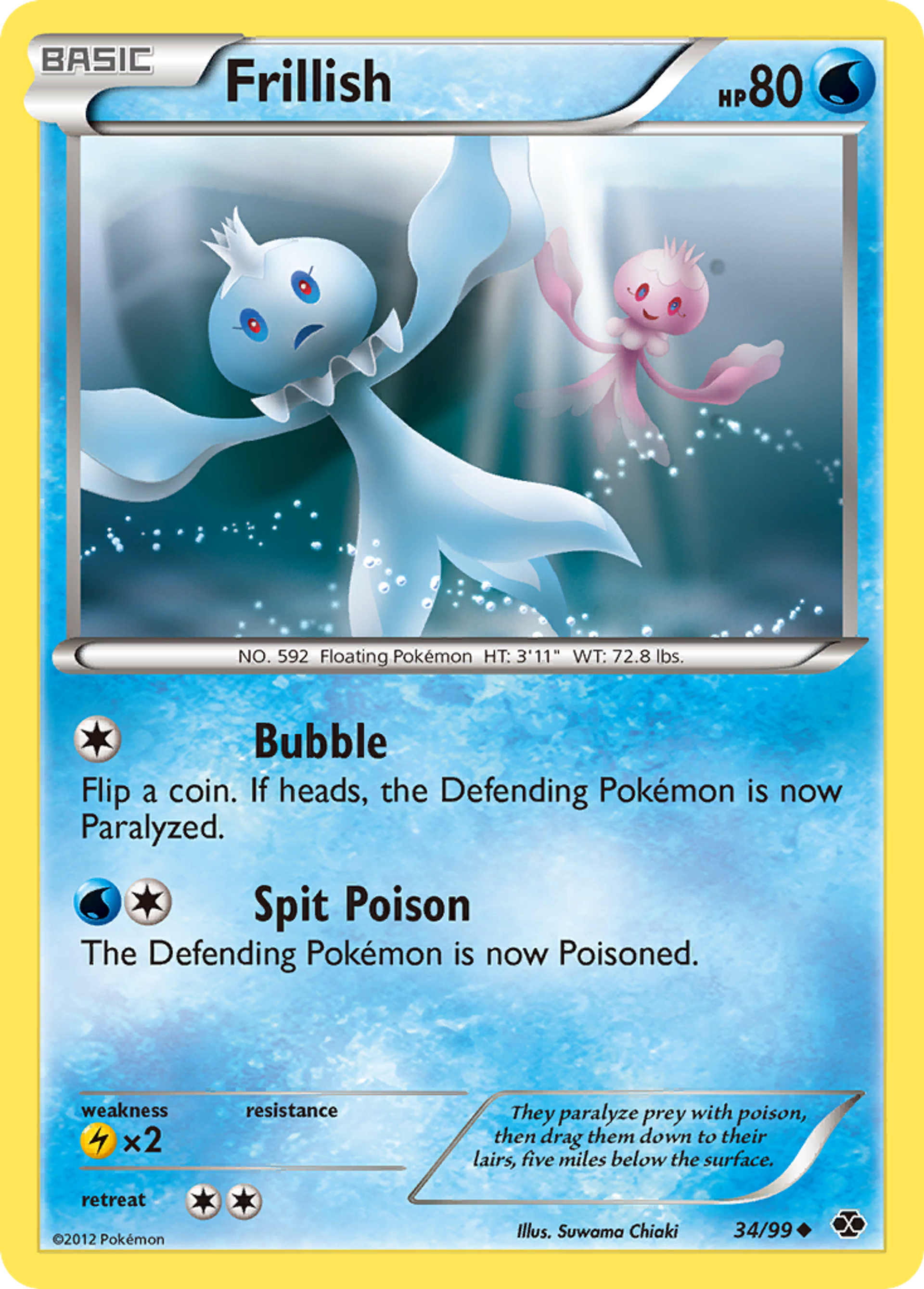 Frillish — Next Destinies — Pokémon