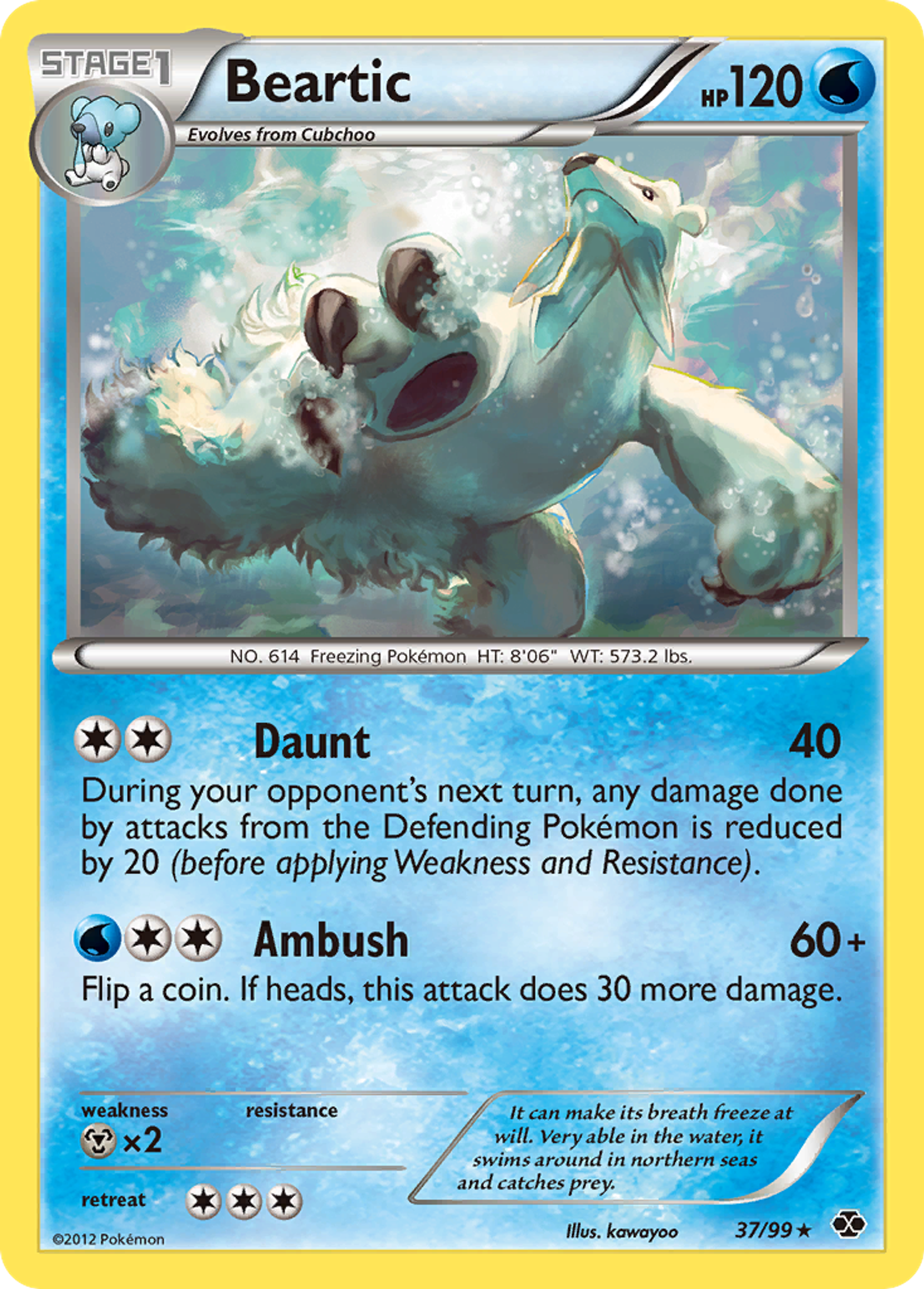 Beartic — Next Destinies — Pokémon