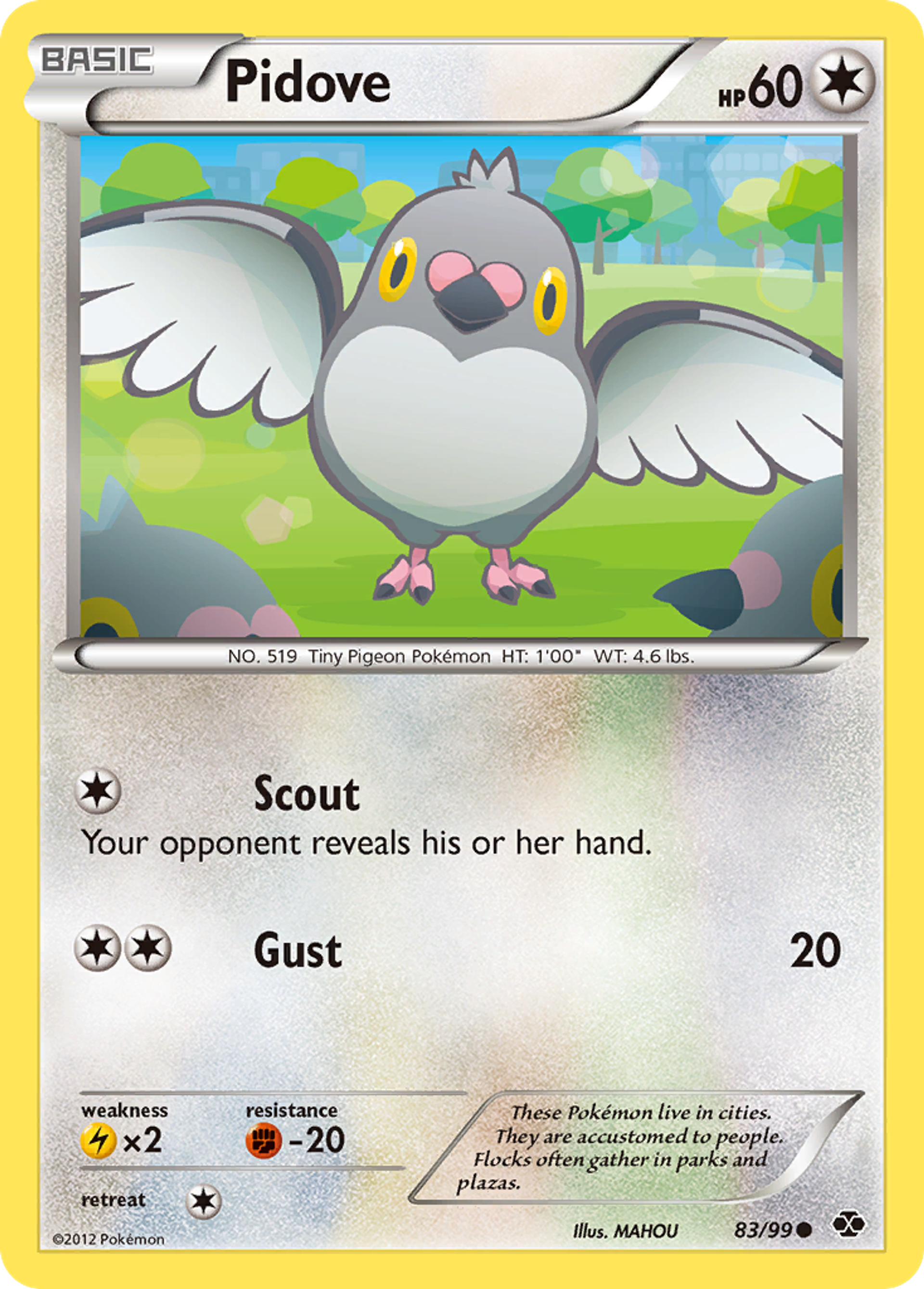 Pidove — Next Destinies — Pokémon