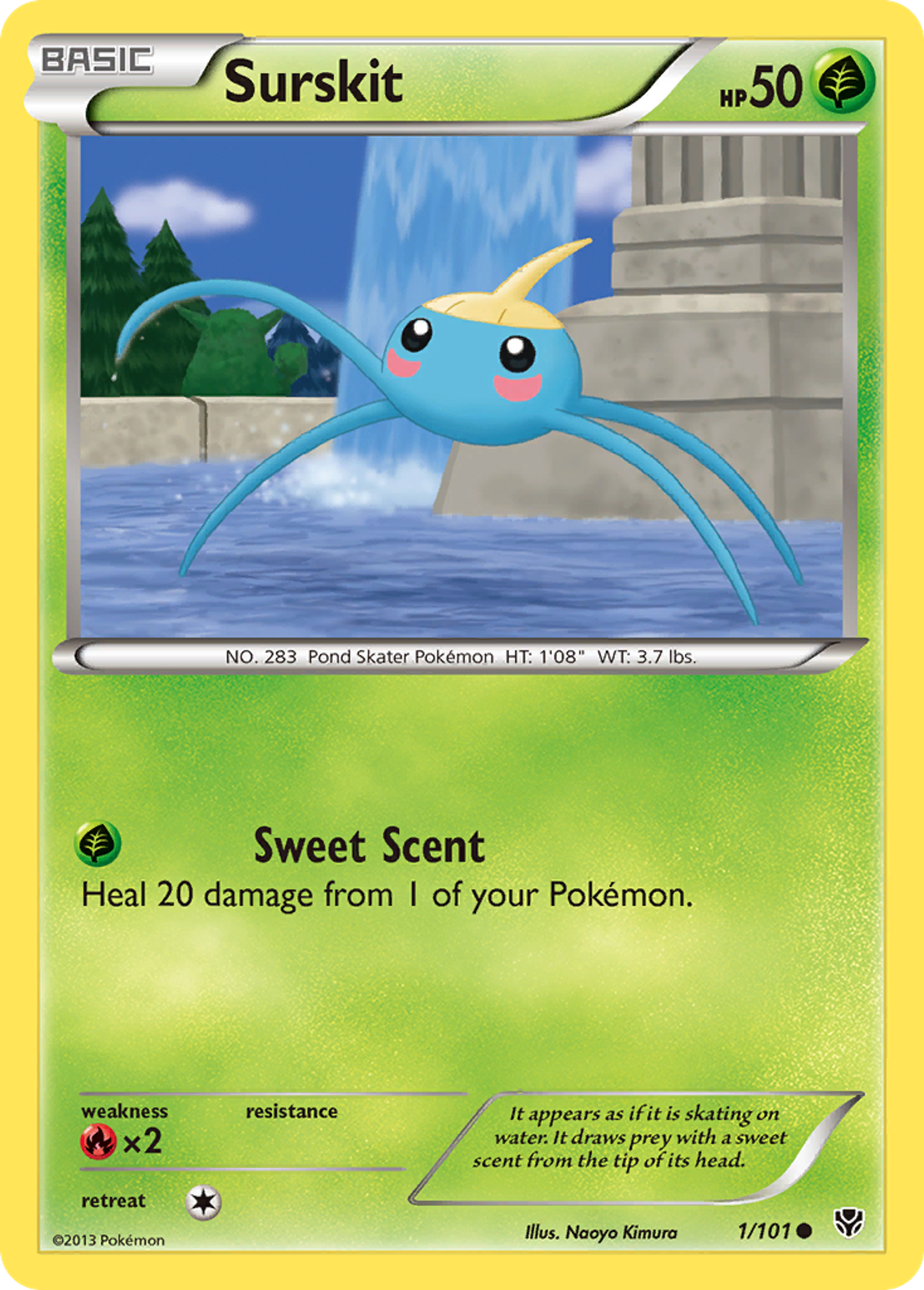 Surskit — Plasma Blast — Pokémon