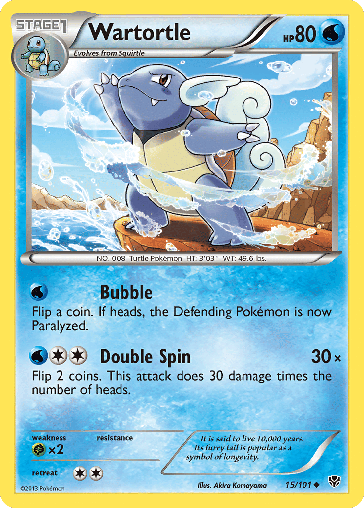 Wartortle — Plasma Blast — Pokemon