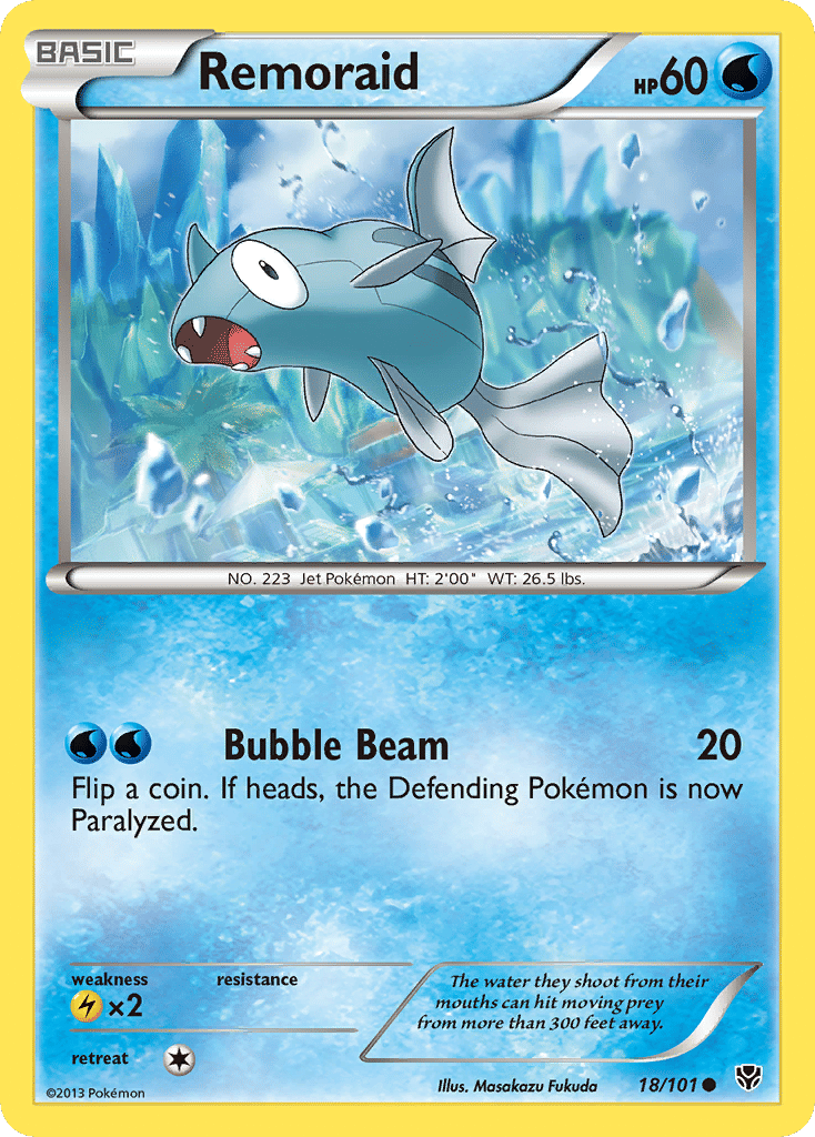 Remoraid — Plasma Blast — Pokemon