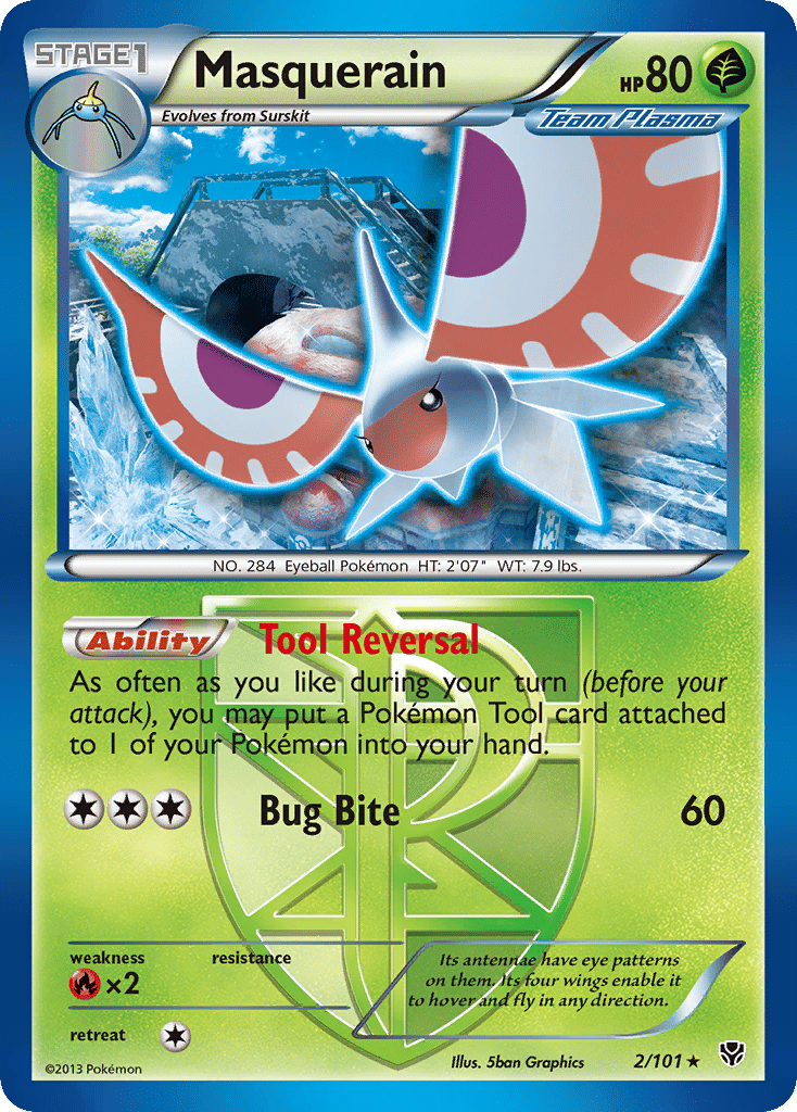 Masquerain — Plasma Blast — Pokemon