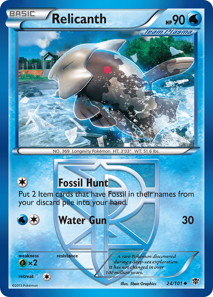 Relicanth — Plasma Blast — Pokemon