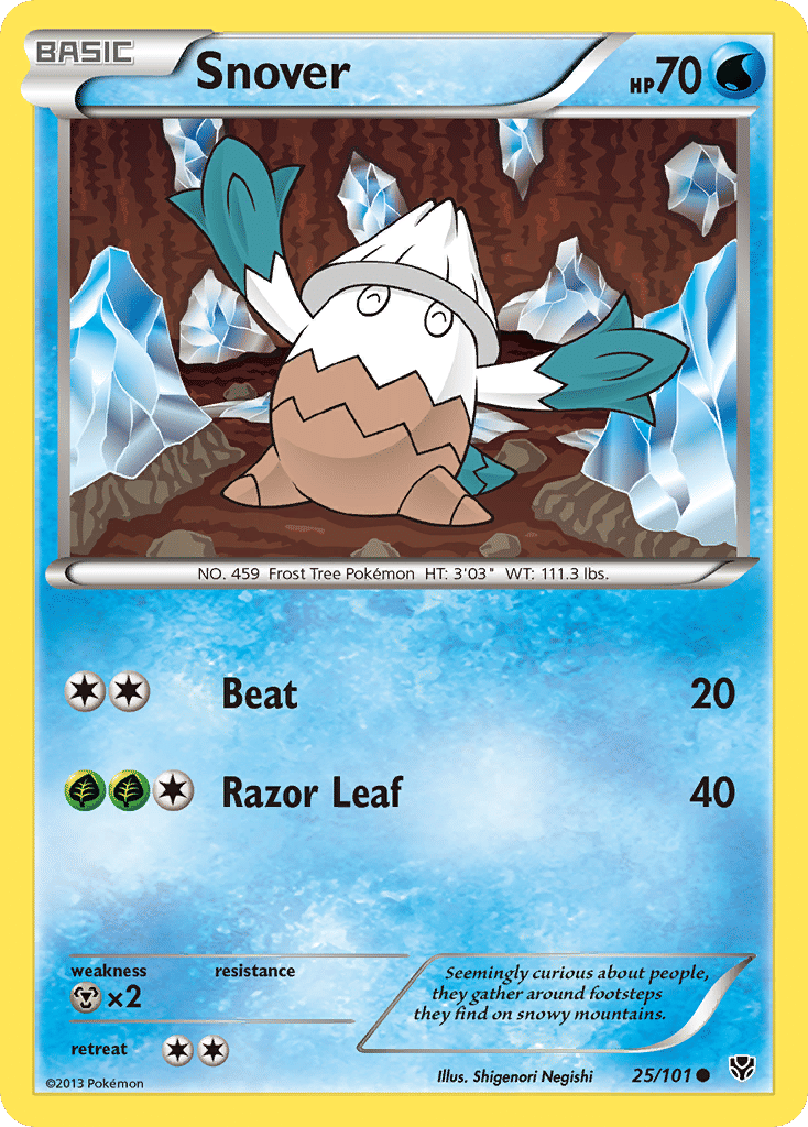 Snover — Plasma Blast — Pokemon