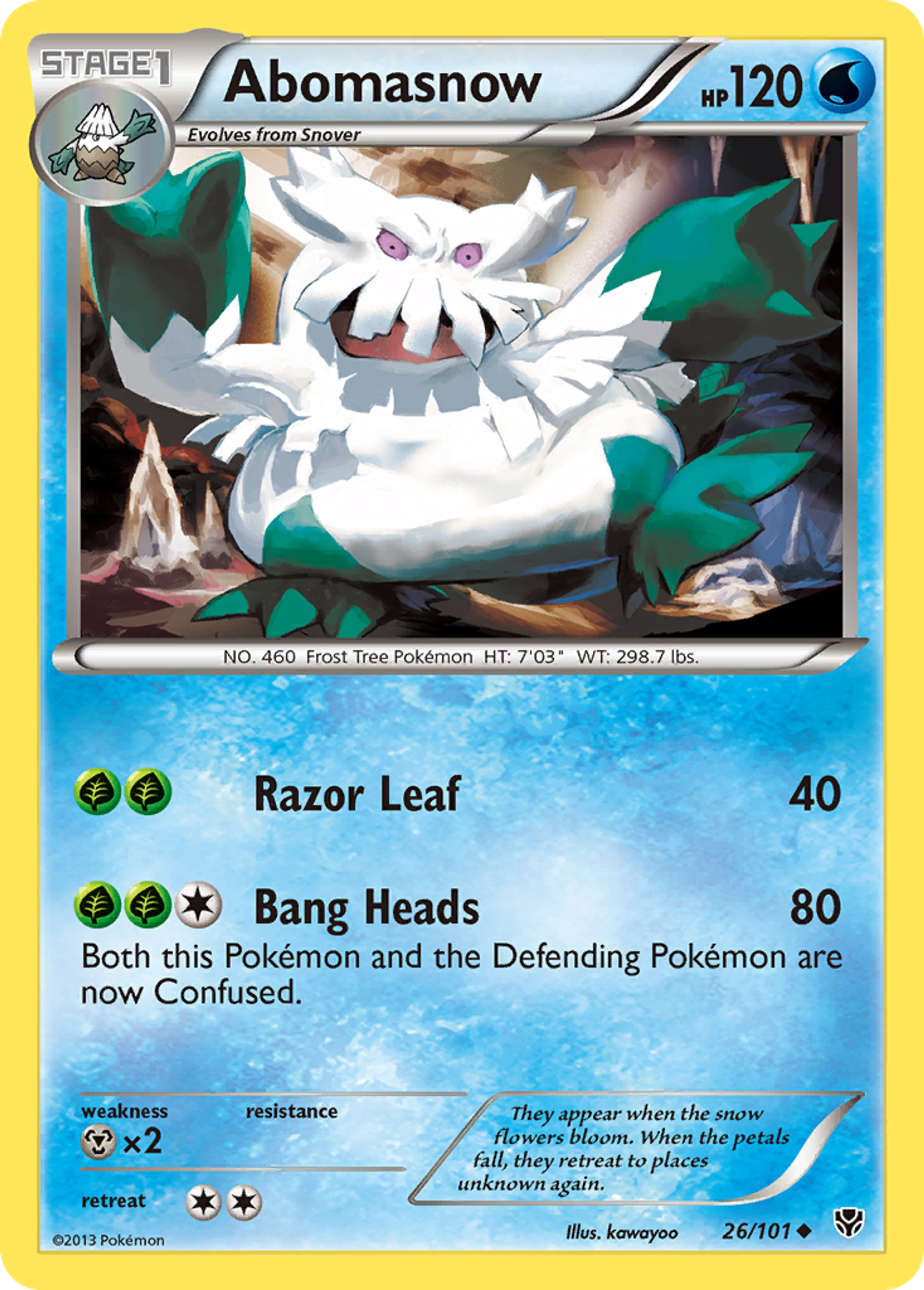 Abomasnow — Plasma Blast — Pokémon