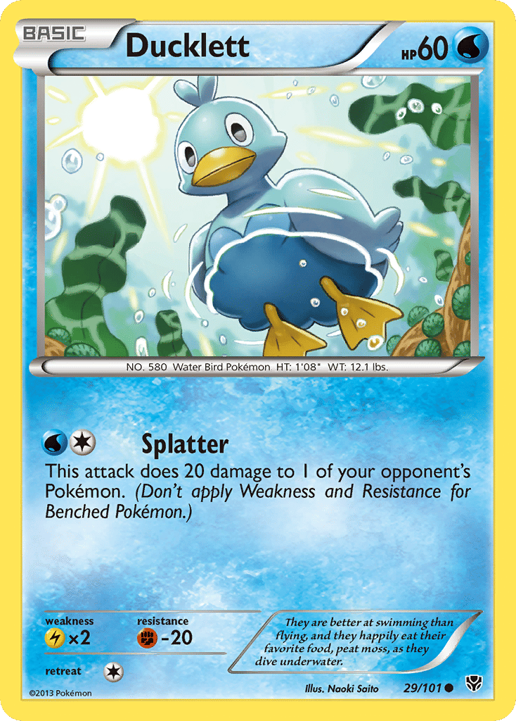 Ducklett — Plasma Blast — Pokemon