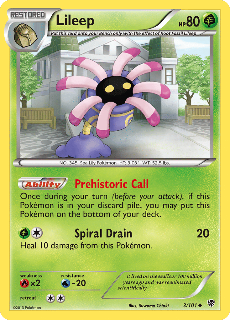 Lileep — Plasma Blast — Pokemon