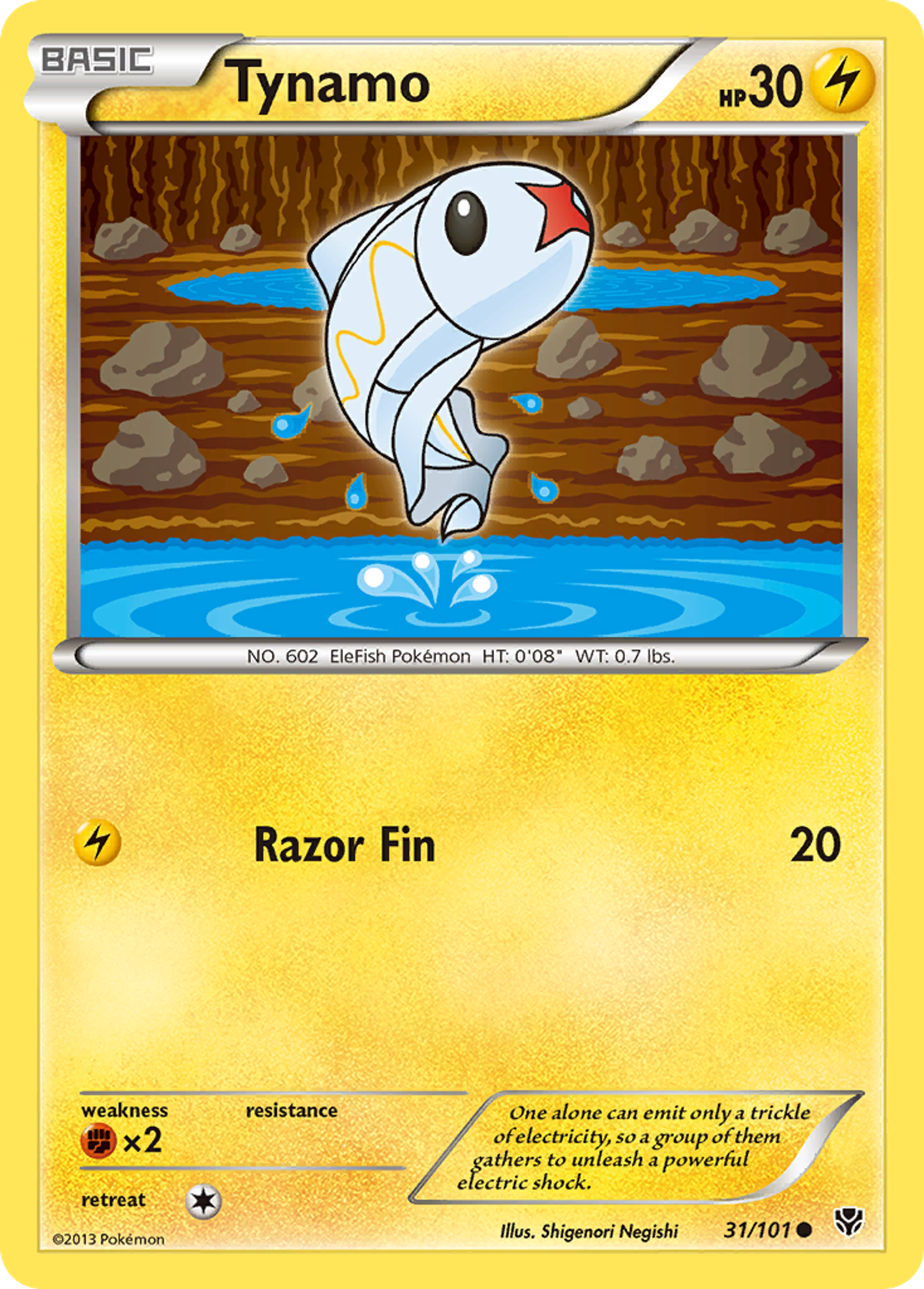Tynamo — Plasma Blast — Pokémon