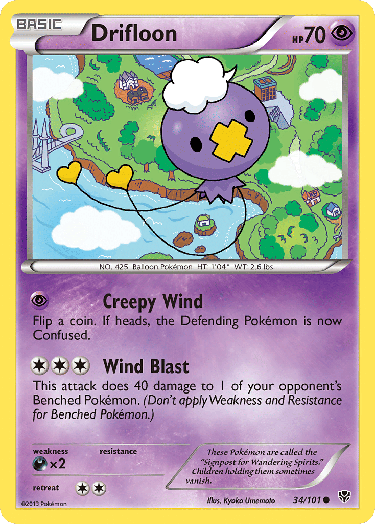Drifloon — Plasma Blast — Pokemon