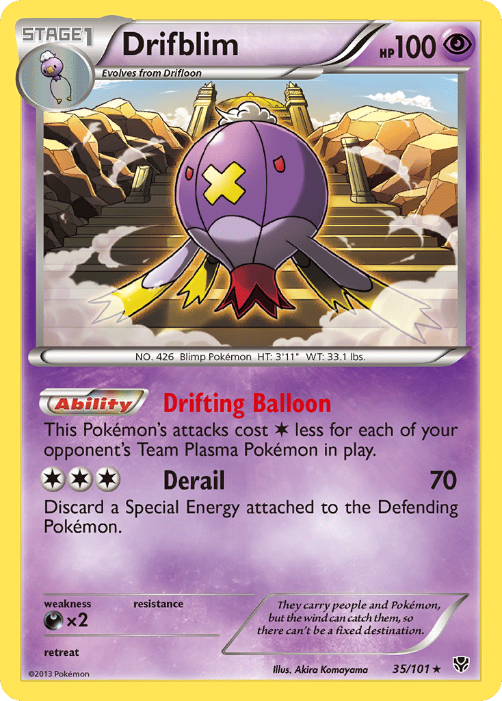 Drifblim — Plasma Blast — Pokemon