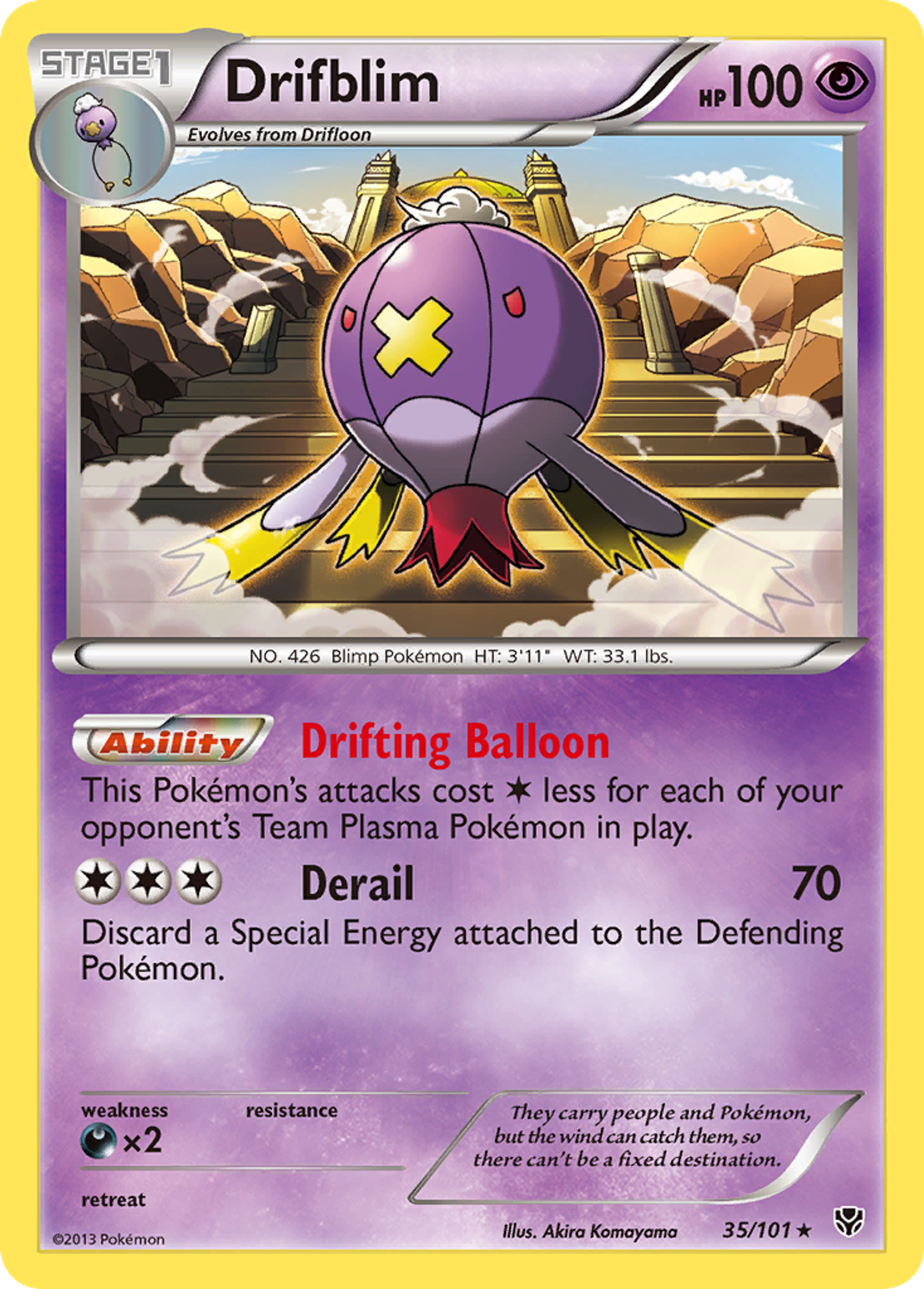 Drifblim — Plasma Blast — Pokémon