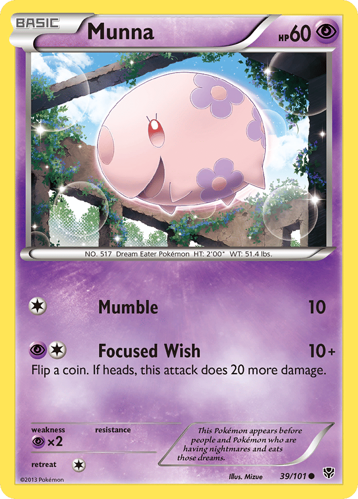 Munna — Plasma Blast — Pokemon