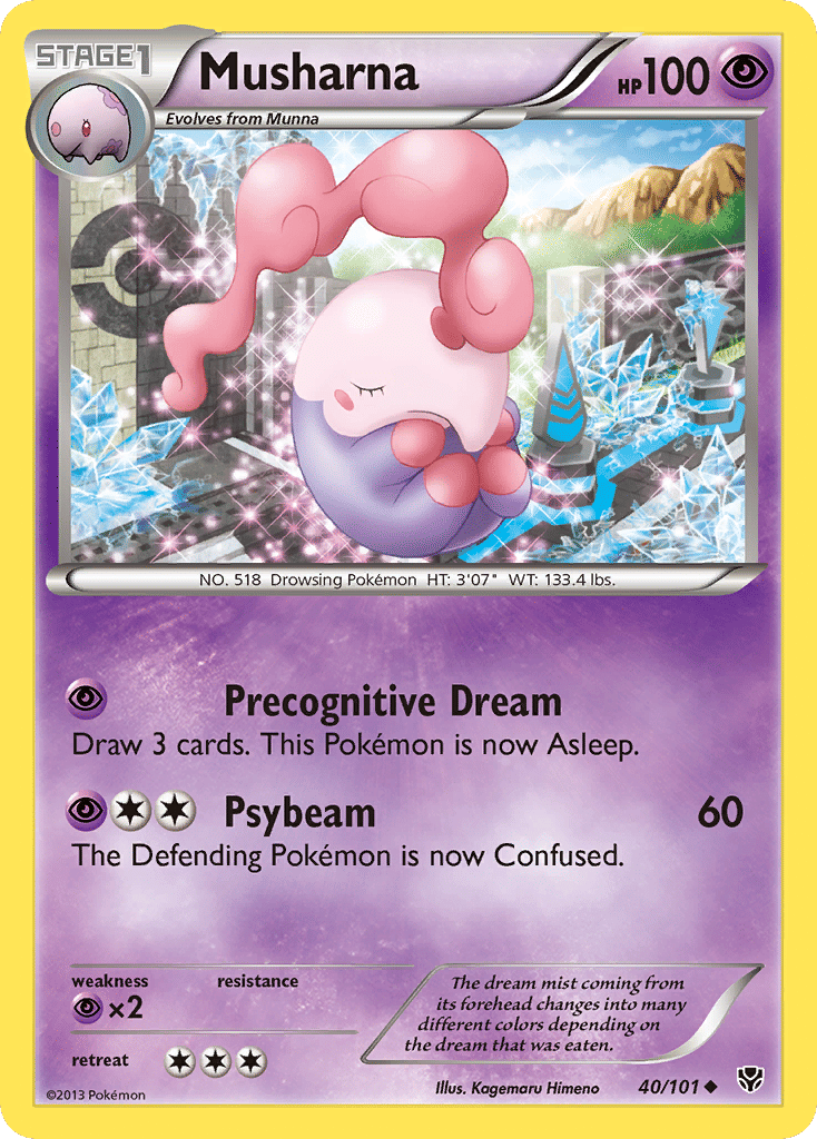 Musharna — Plasma Blast — Pokemon