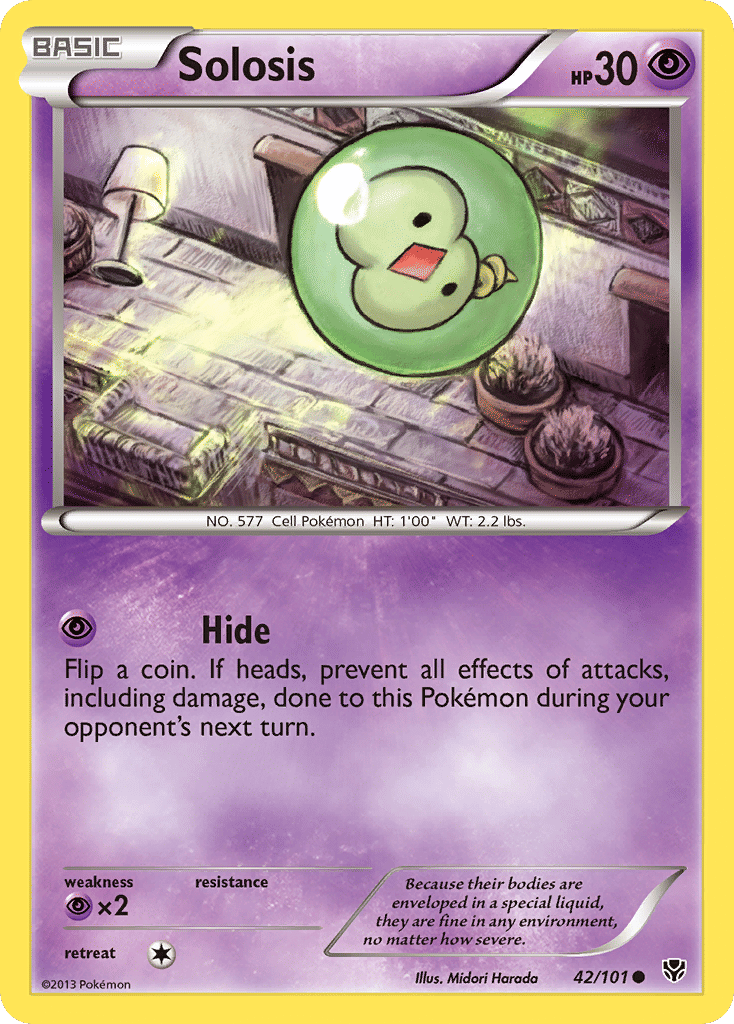 Solosis — Plasma Blast — Pokemon