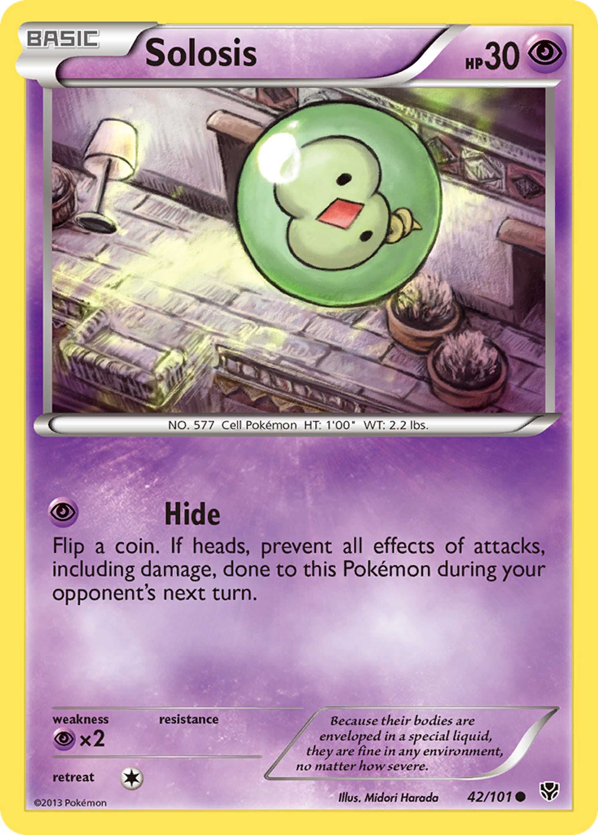 Solosis — Plasma Blast — Pokémon