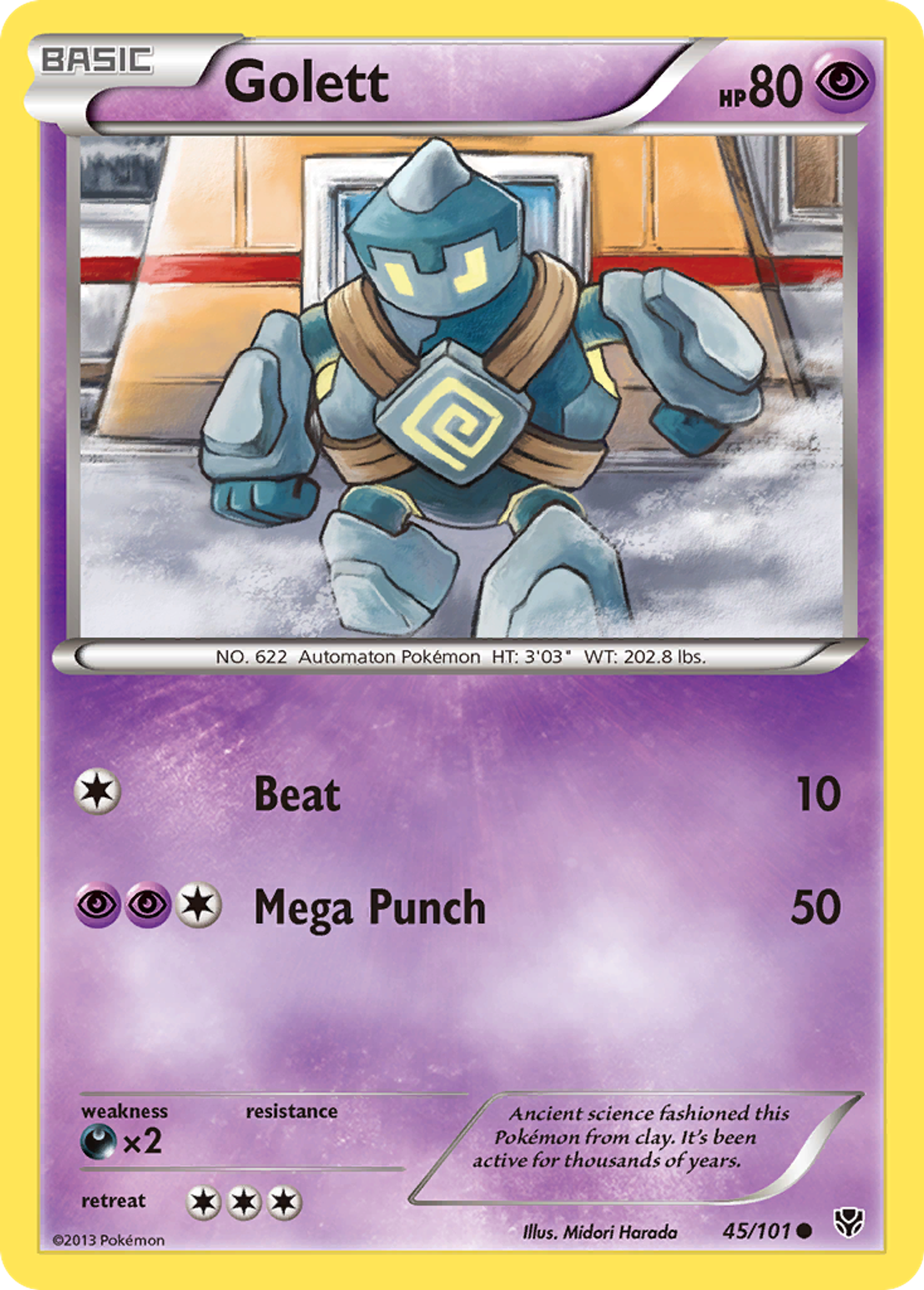 Golett — Plasma Blast — Pokémon