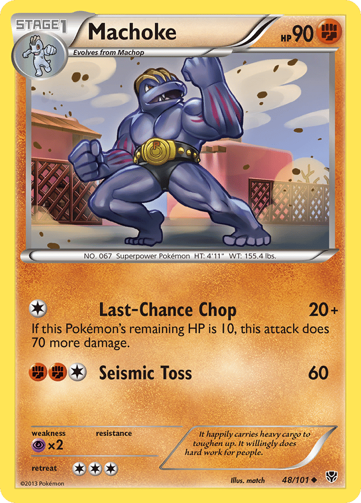 Machoke — Plasma Blast — Pokemon