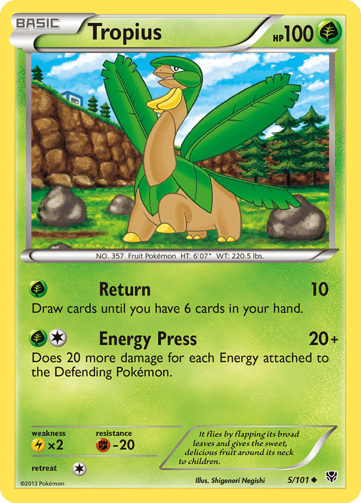 Tropius — Plasma Blast — Pokemon