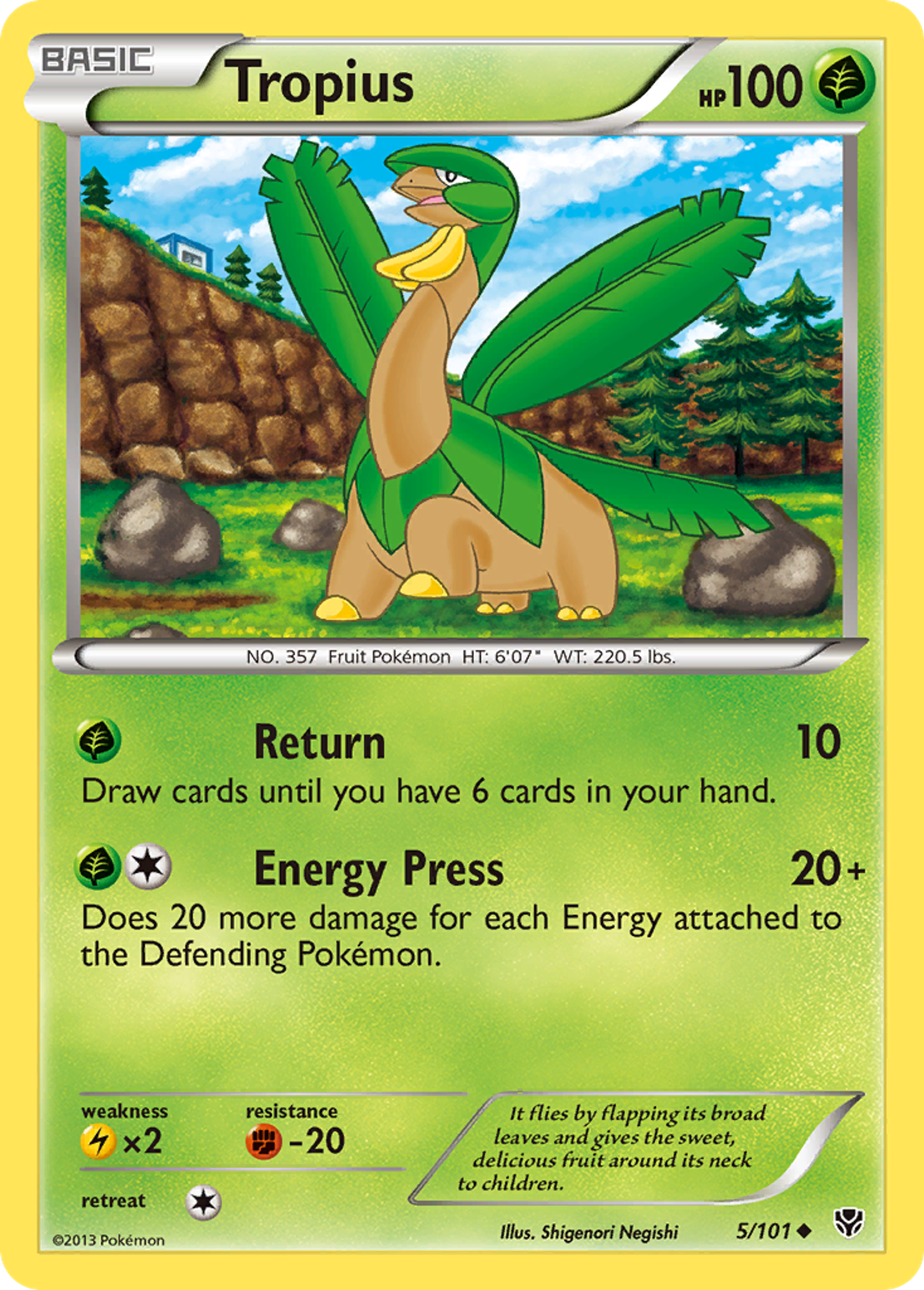 Tropius — Plasma Blast — Pokémon
