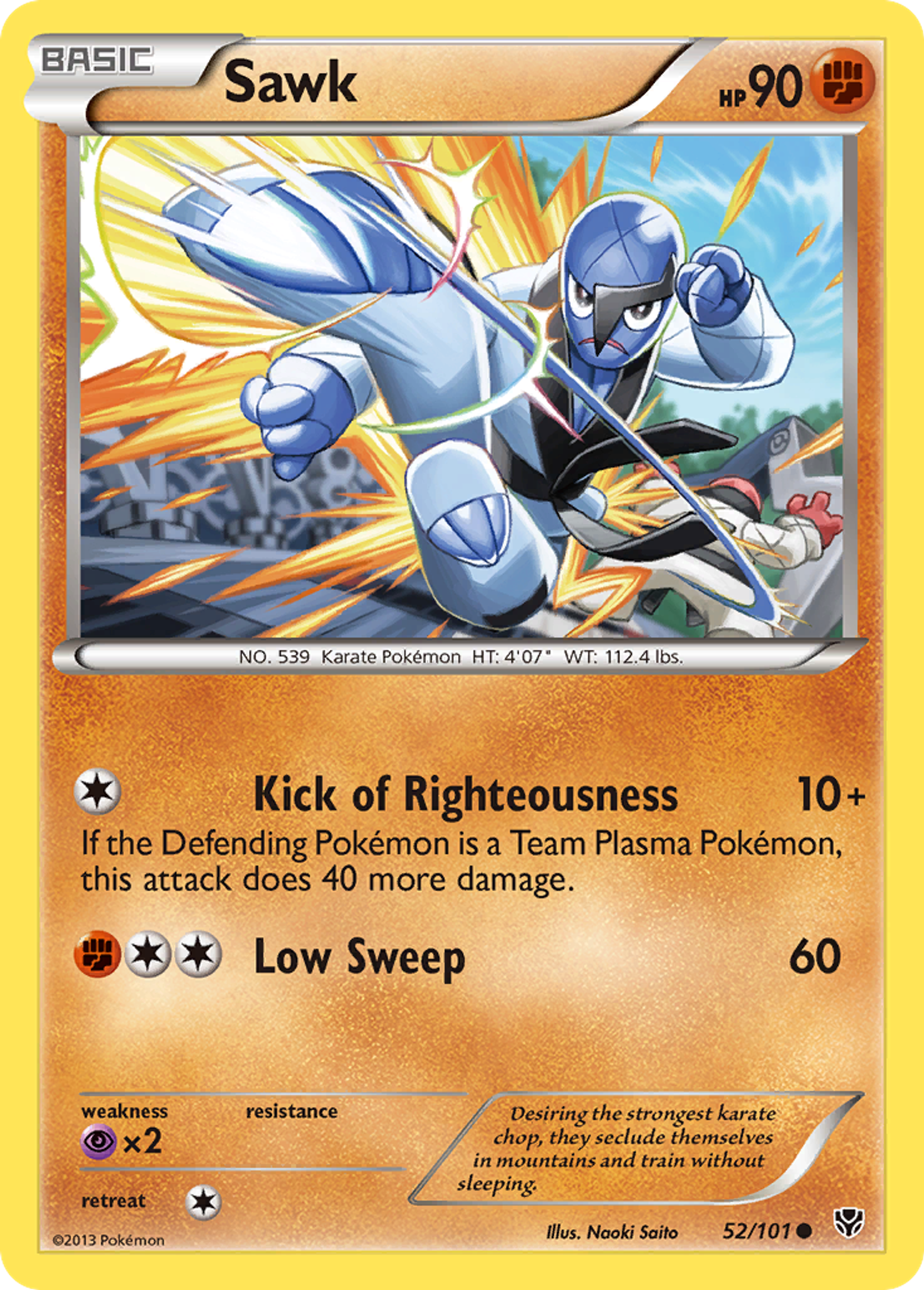 Sawk — Plasma Blast — Pokémon