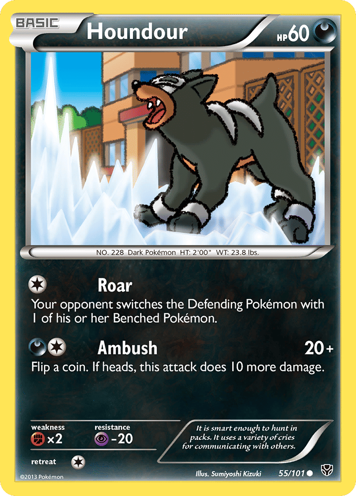 Houndour — Plasma Blast — Pokemon