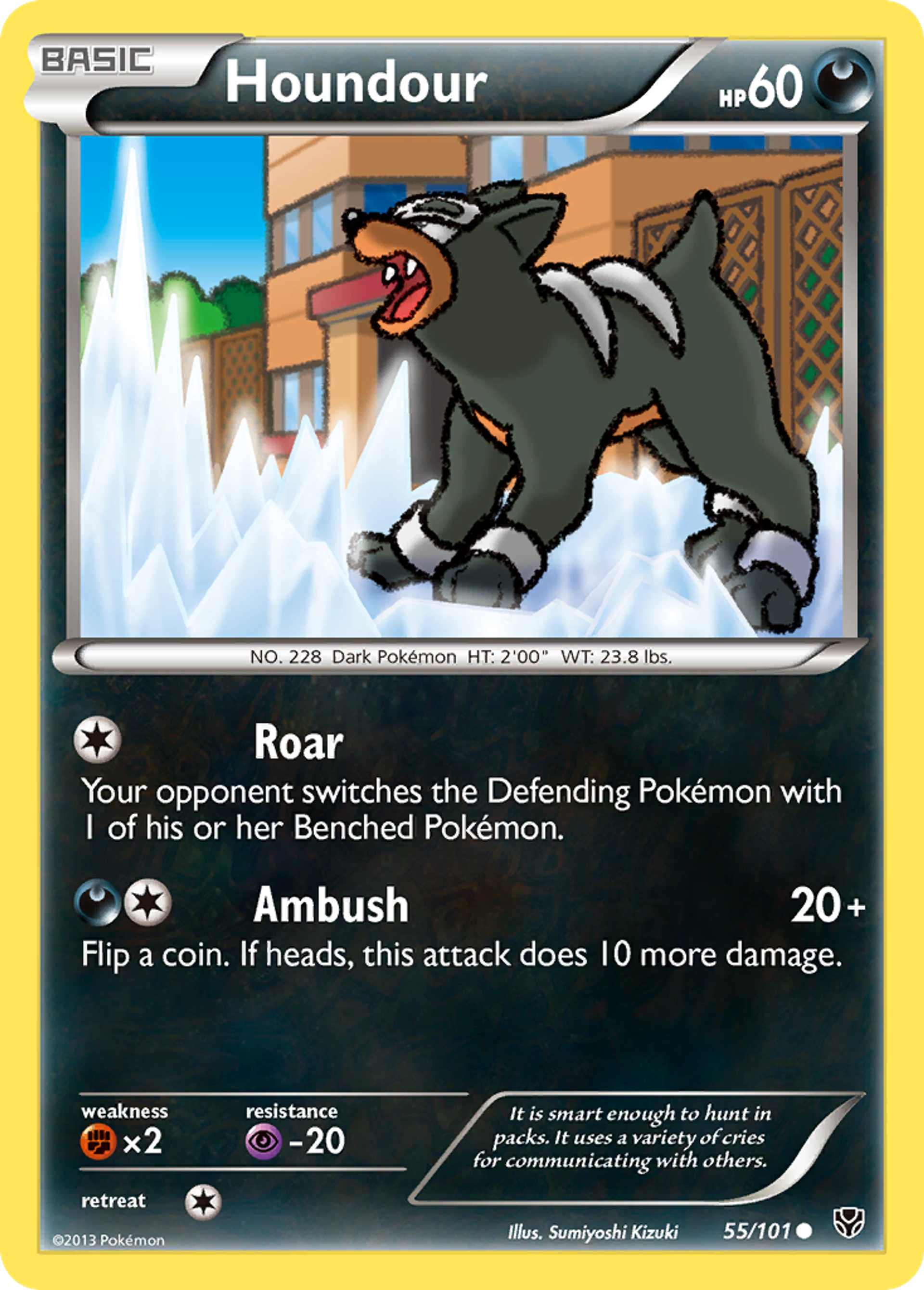 Houndour — Plasma Blast — Pokémon