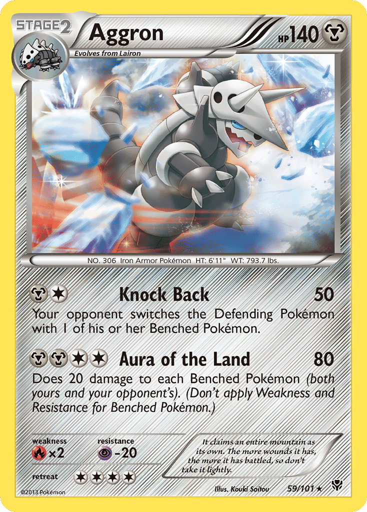 Aggron — Plasma Blast — Pokemon