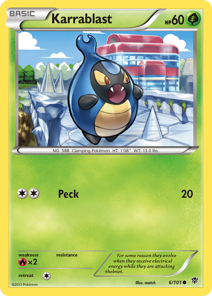 Karrablast — Plasma Blast — Pokemon