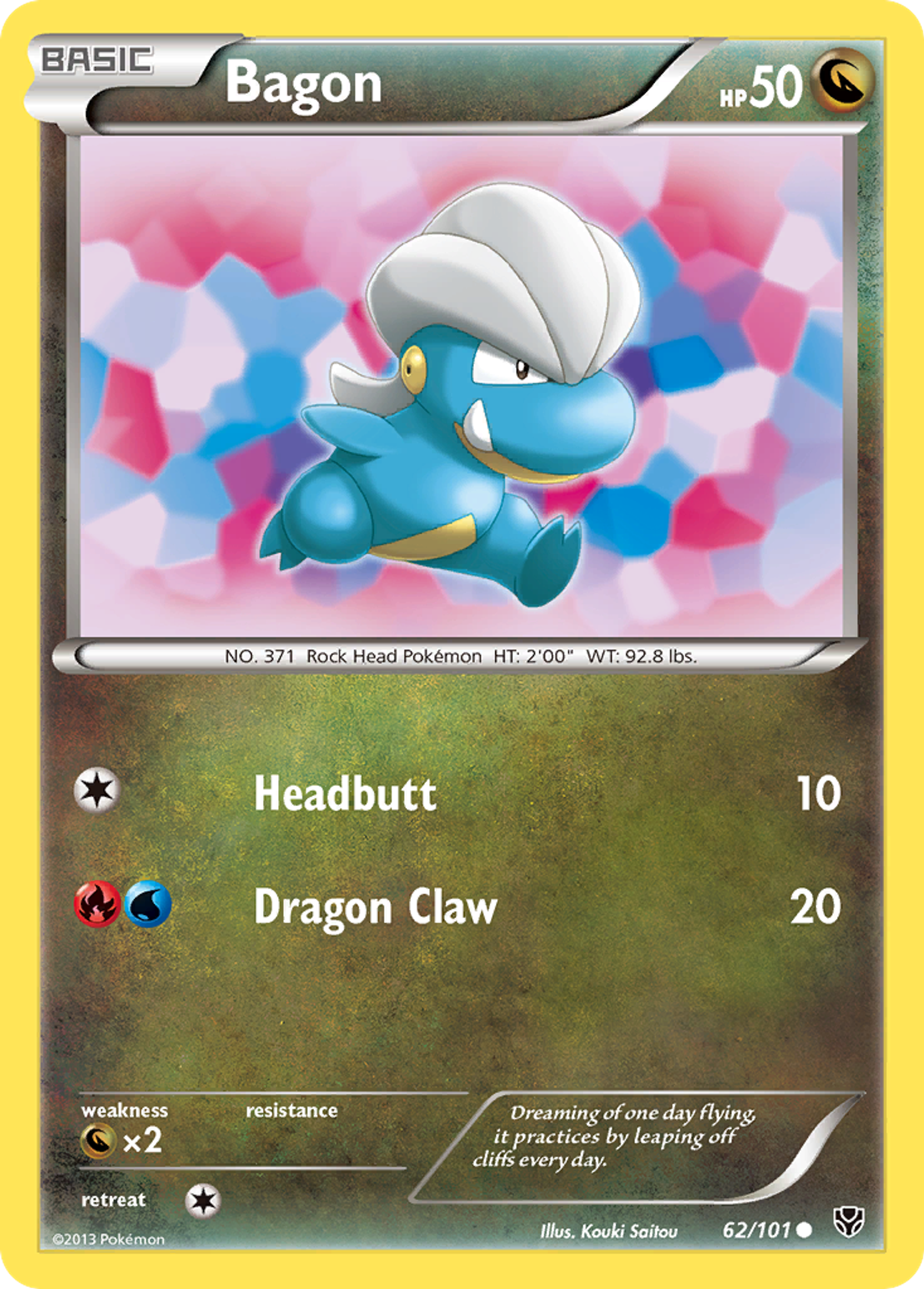 Bagon — Plasma Blast — Pokémon