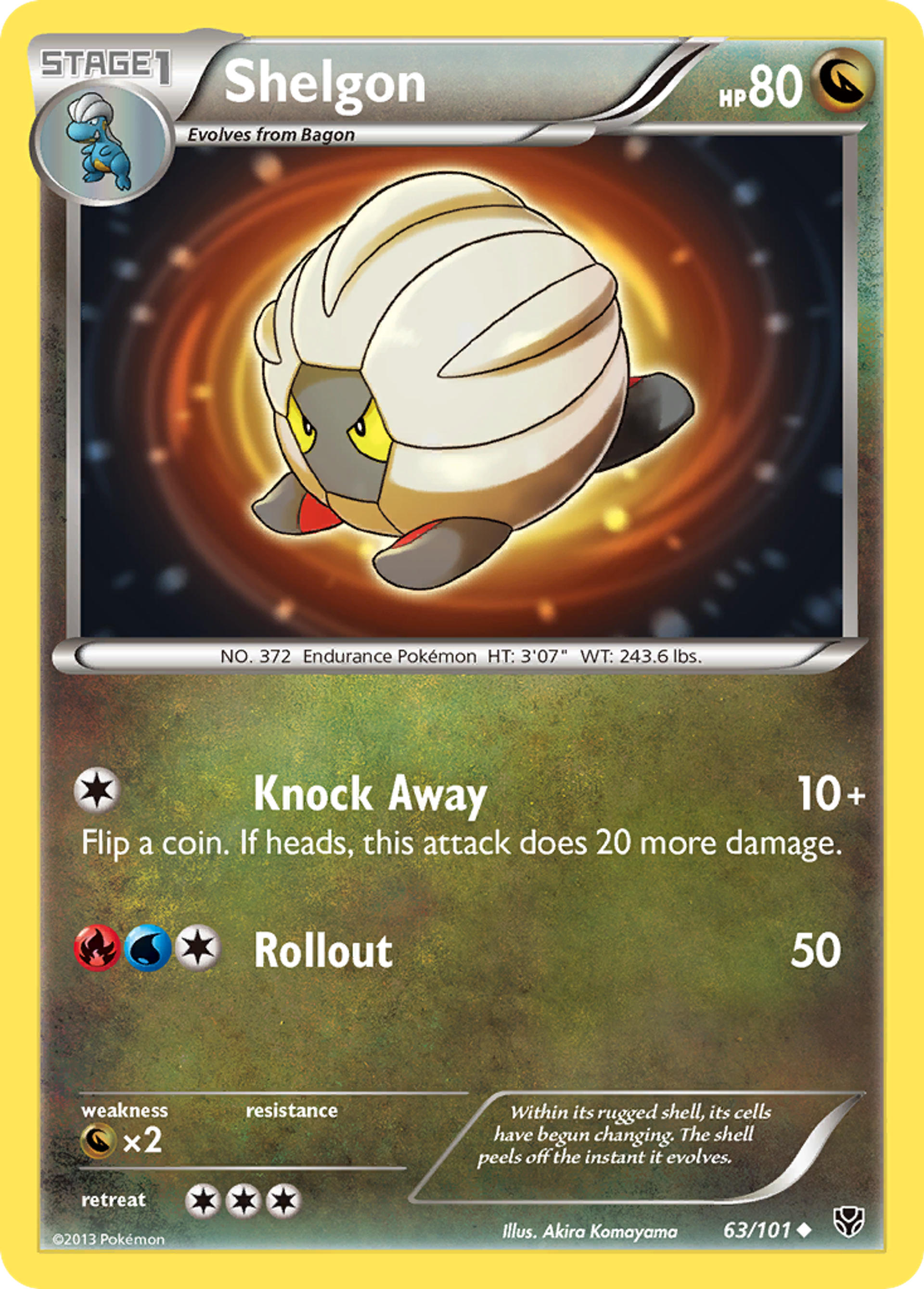 Shelgon — Plasma Blast — Pokémon