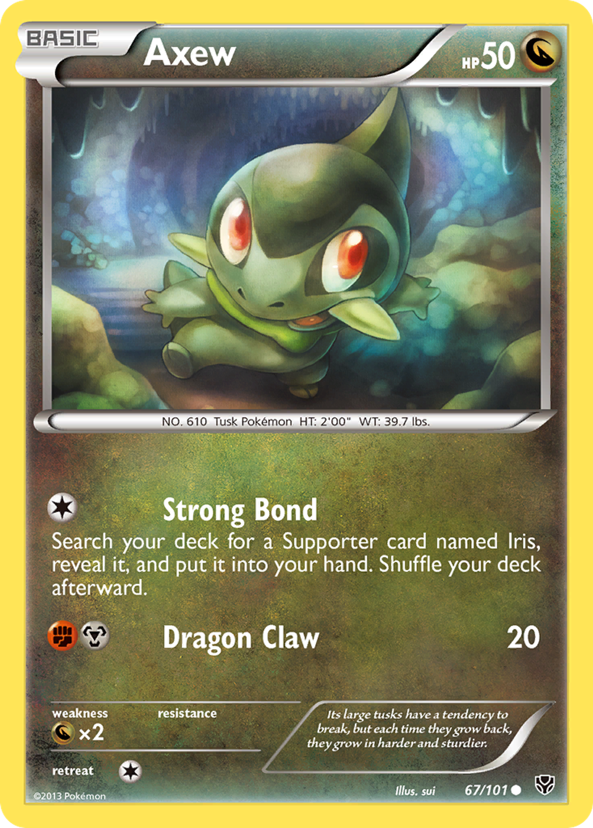 Axew — Plasma Blast — Pokémon