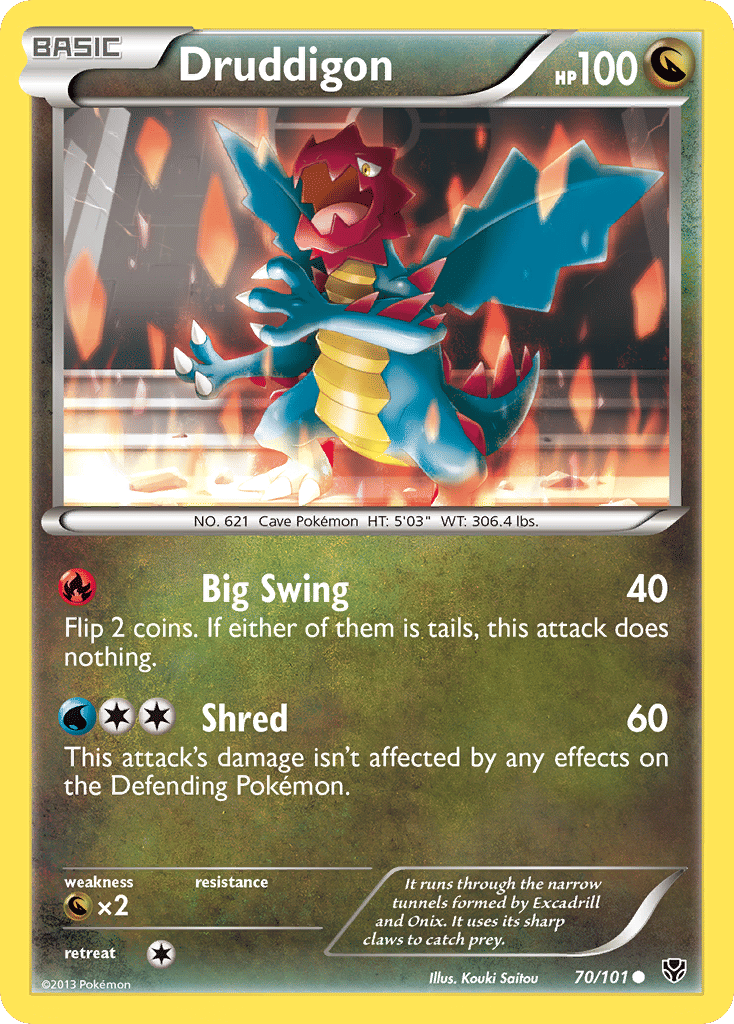 Druddigon — Plasma Blast — Pokemon