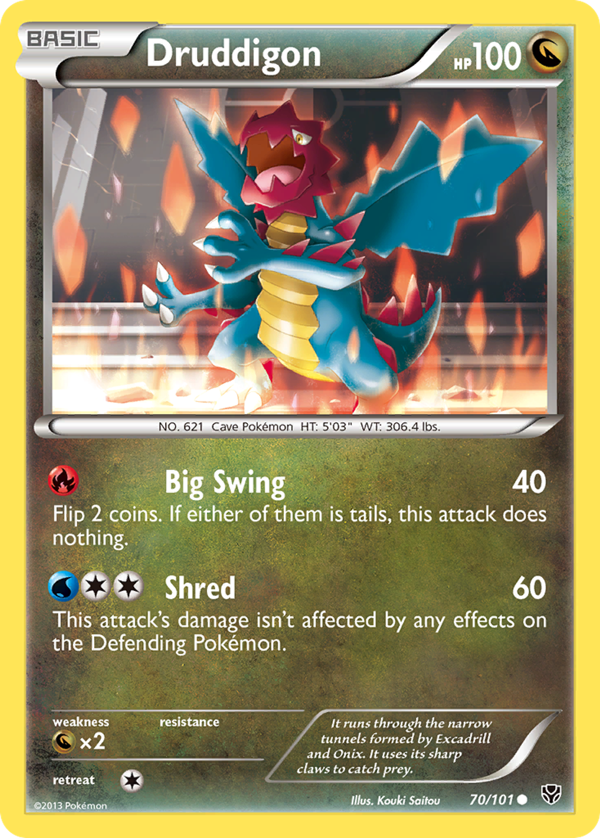 Druddigon — Plasma Blast — Pokémon
