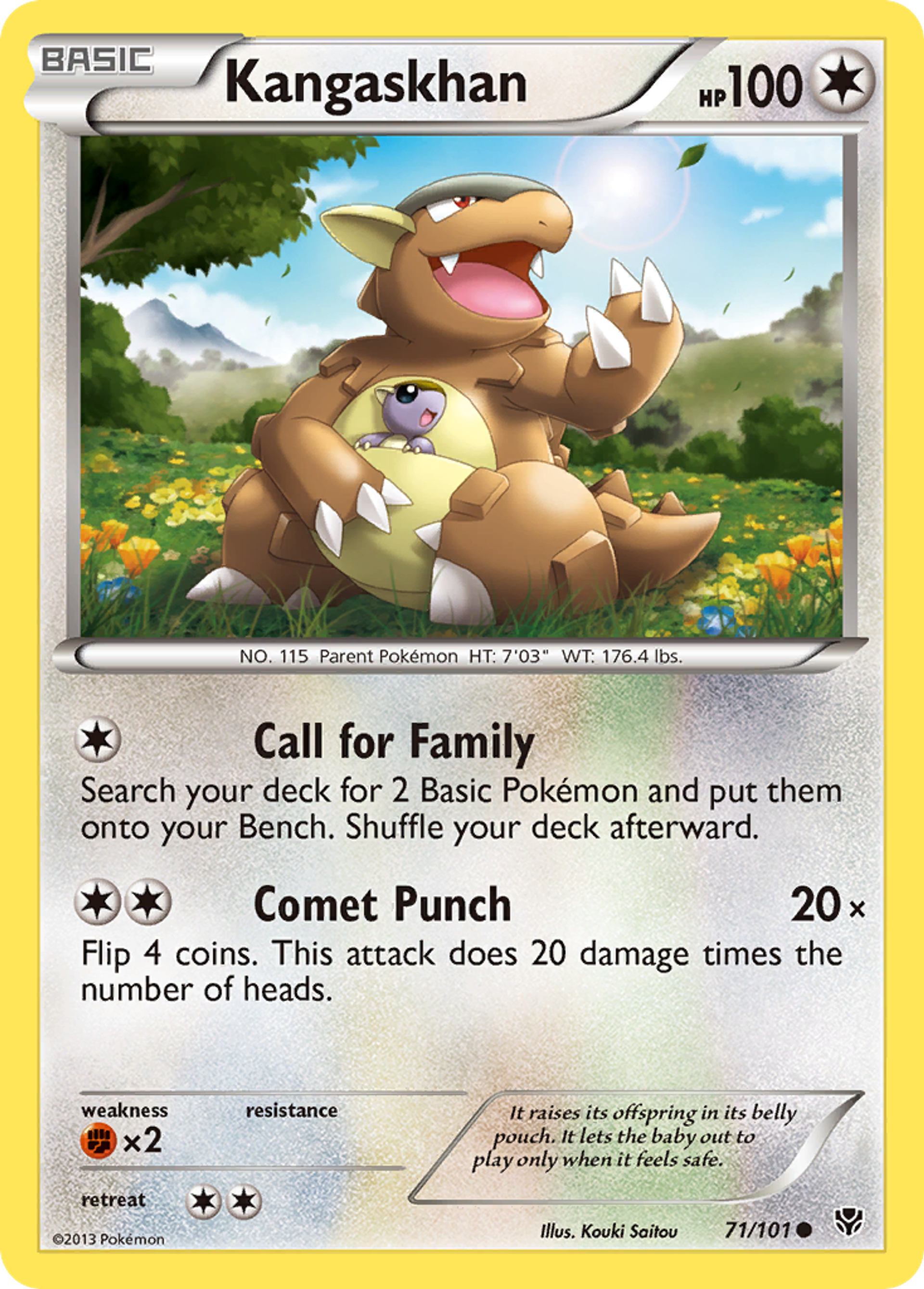 Kangourex — Plasma Blast — Pokémon