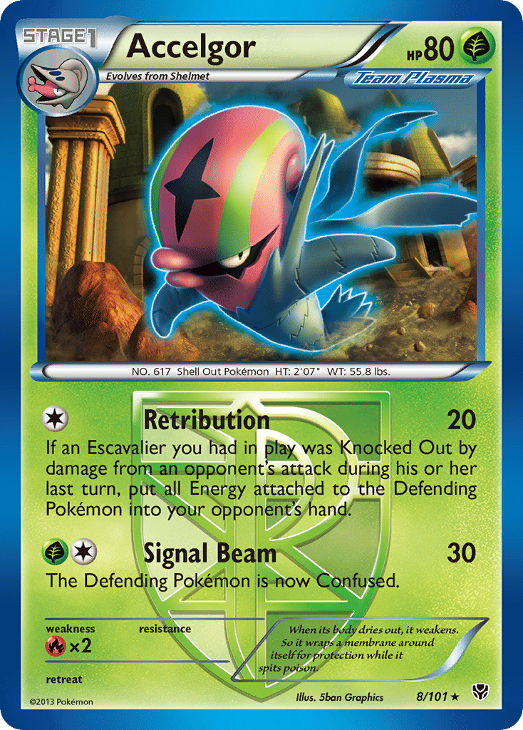 Accelgor — Plasma Blast — Pokemon