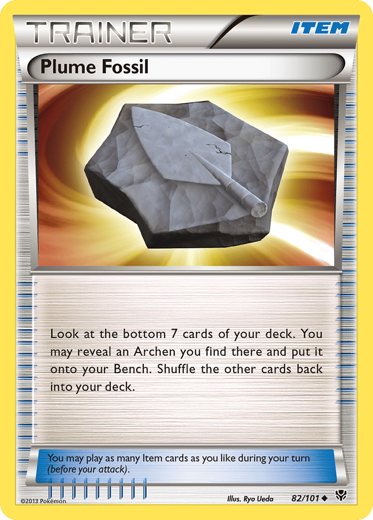 Plume Fossil — Plasma Blast — Pokemon