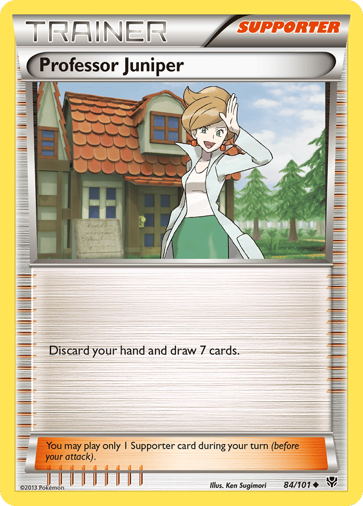 Professor Juniper — Plasma Blast — Pokemon