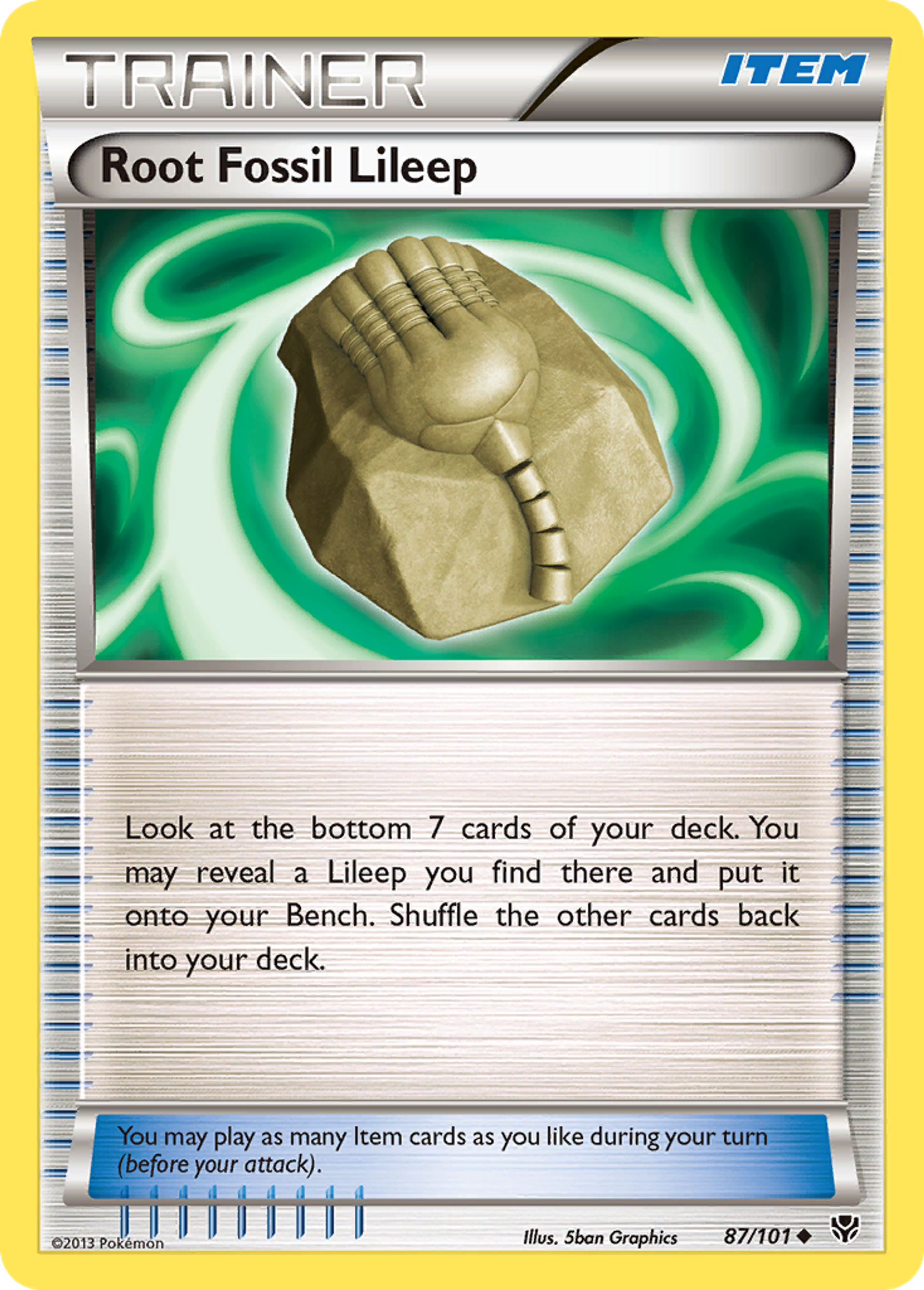 Fossile Racine Lilia — Plasma Blast — Pokémon