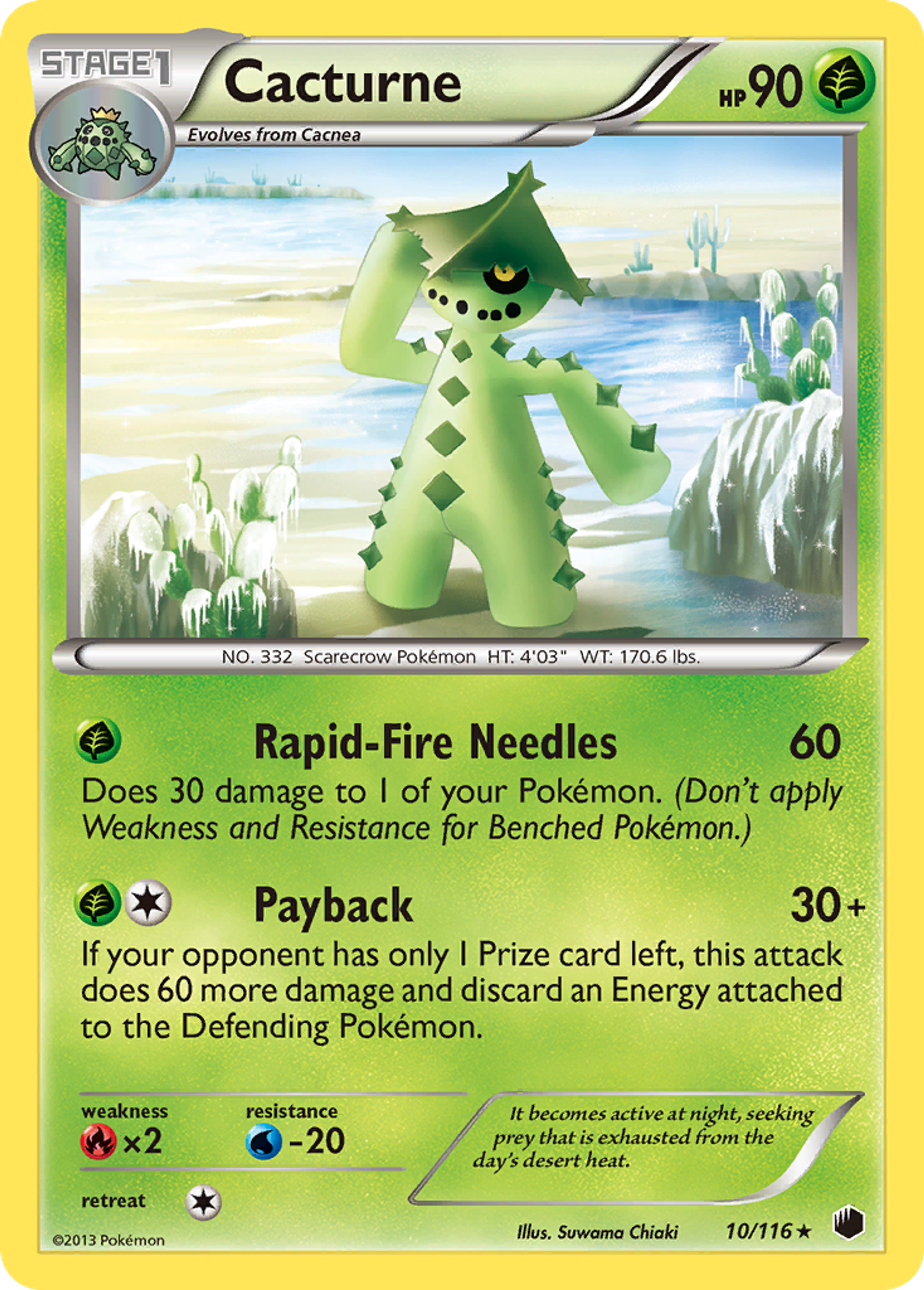 Cacturne — Plasma Freeze — Pokemon