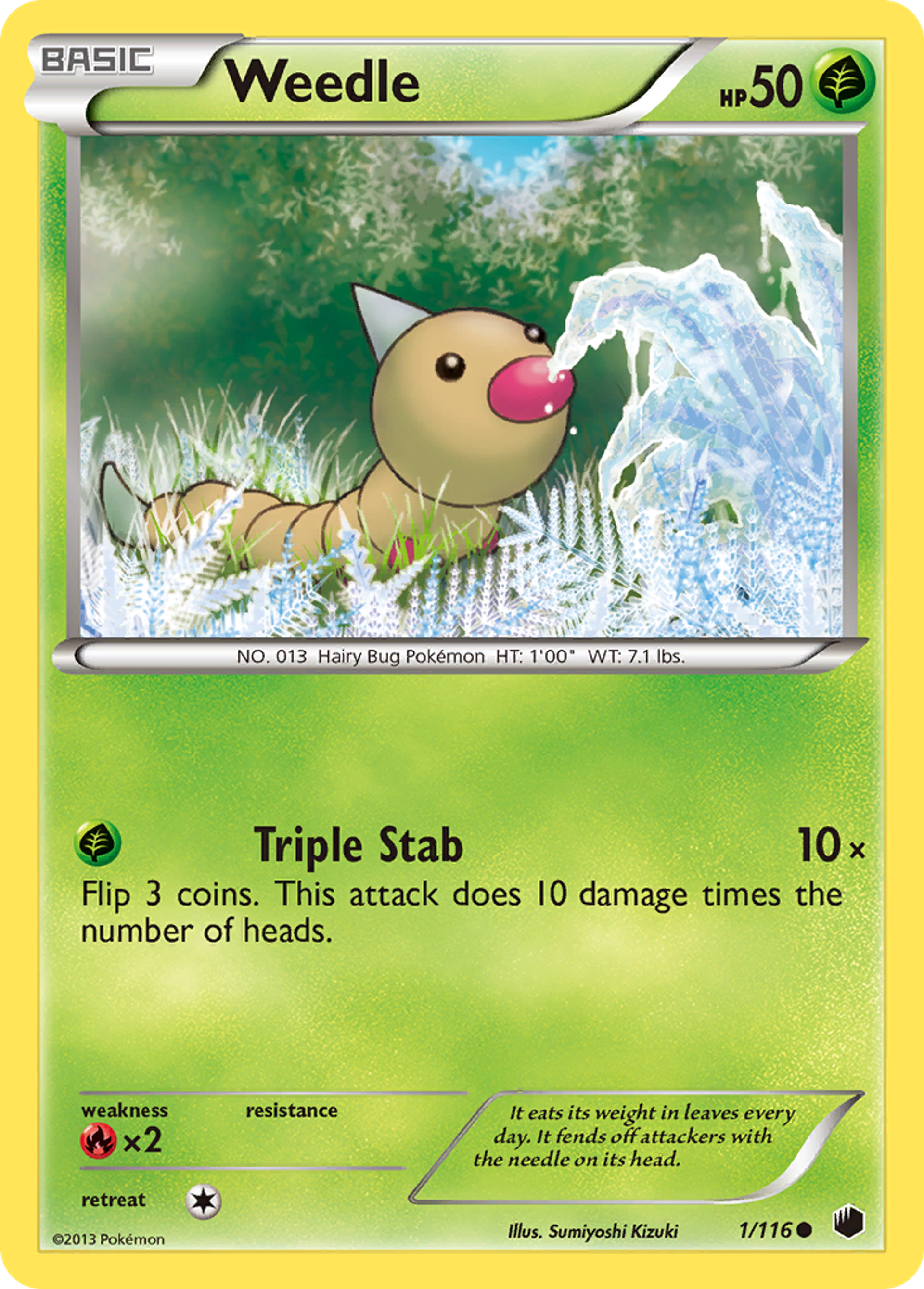 Weedle — Plasma Freeze — Pokemon