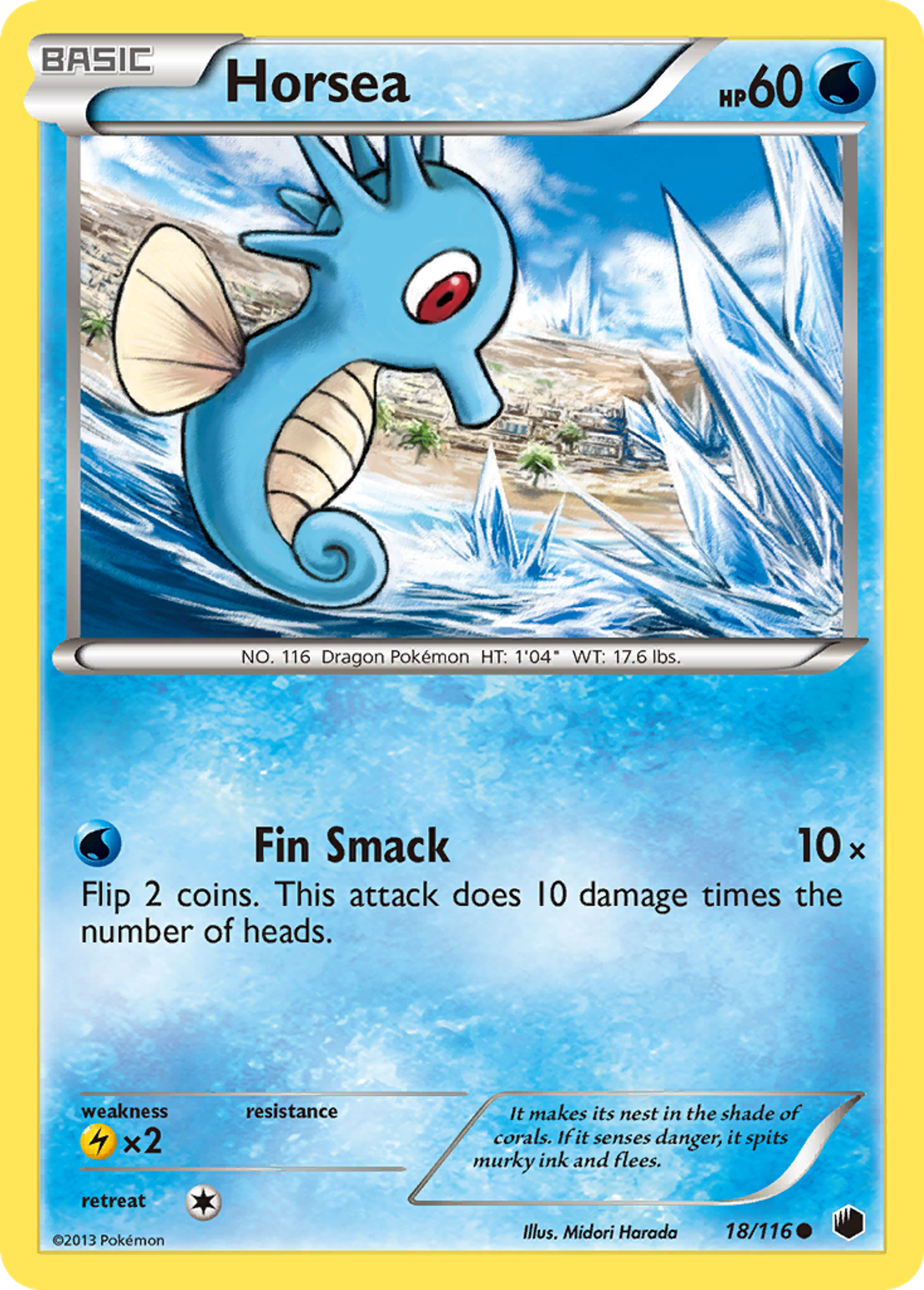Horsea — Plasma Freeze — Pokemon