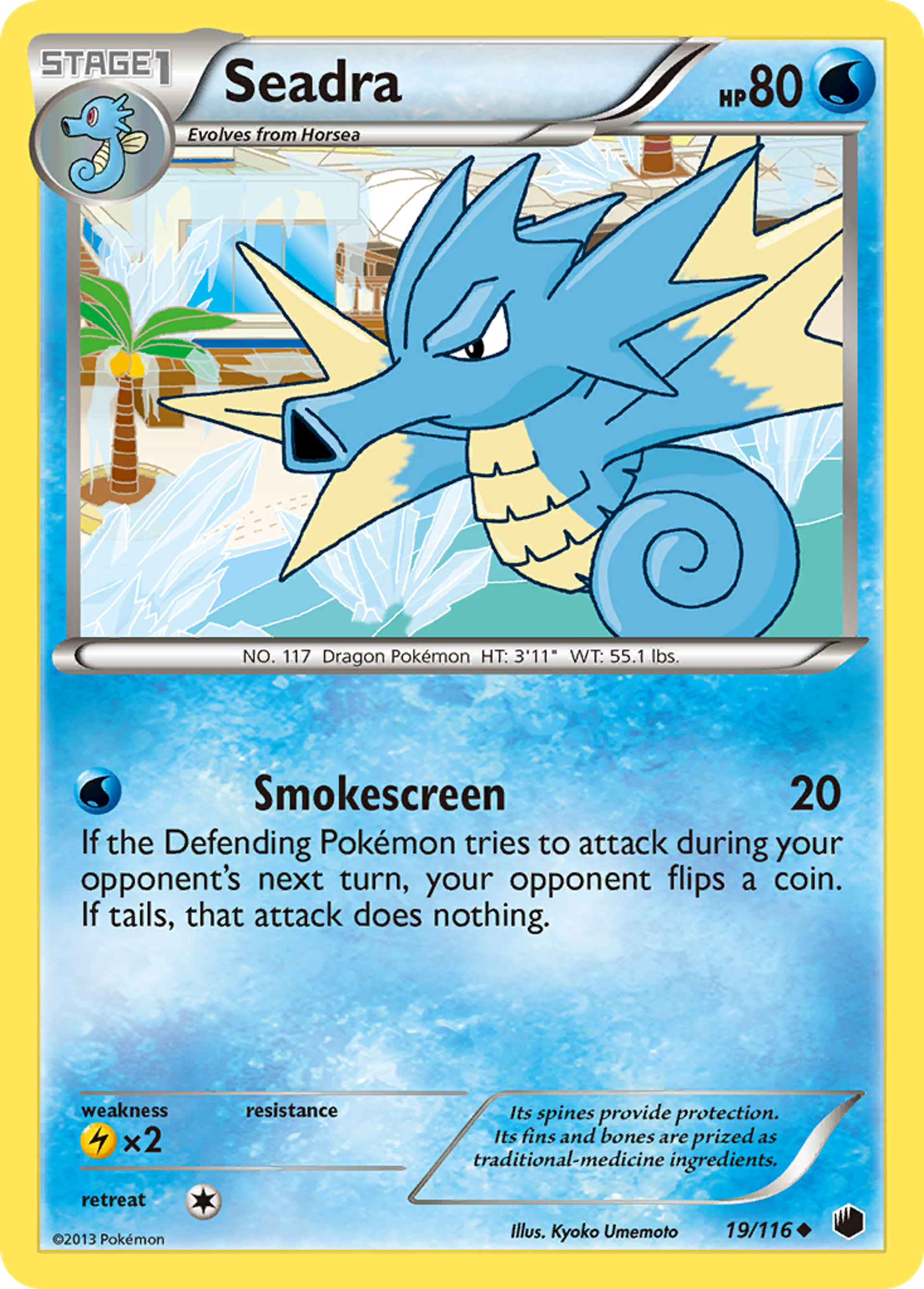 Seadra — Plasma Freeze — Pokemon